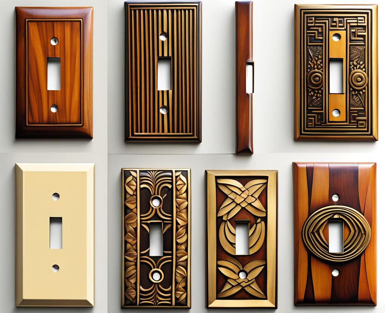 mid century modern light switch covers