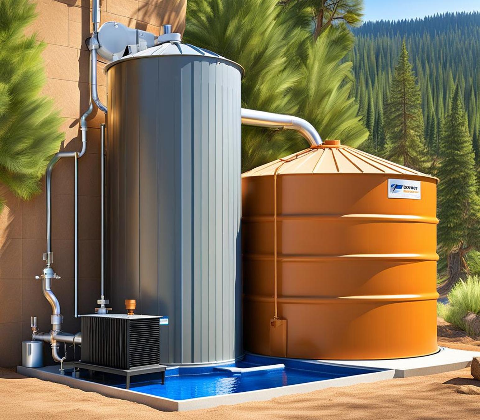 off grid water tank and pump