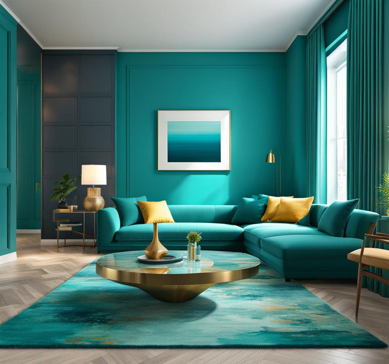 color that goes with teal