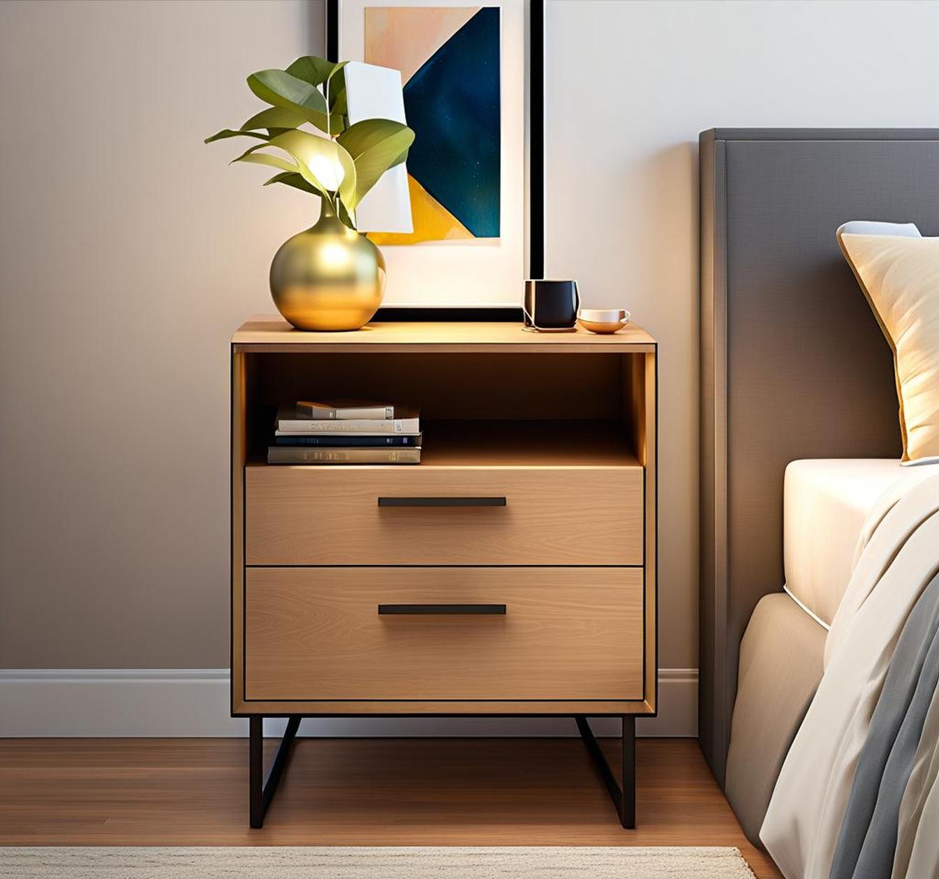 Slim Down Your Bedside Clutter With These Thin Nightstands and Their Hidden Storage