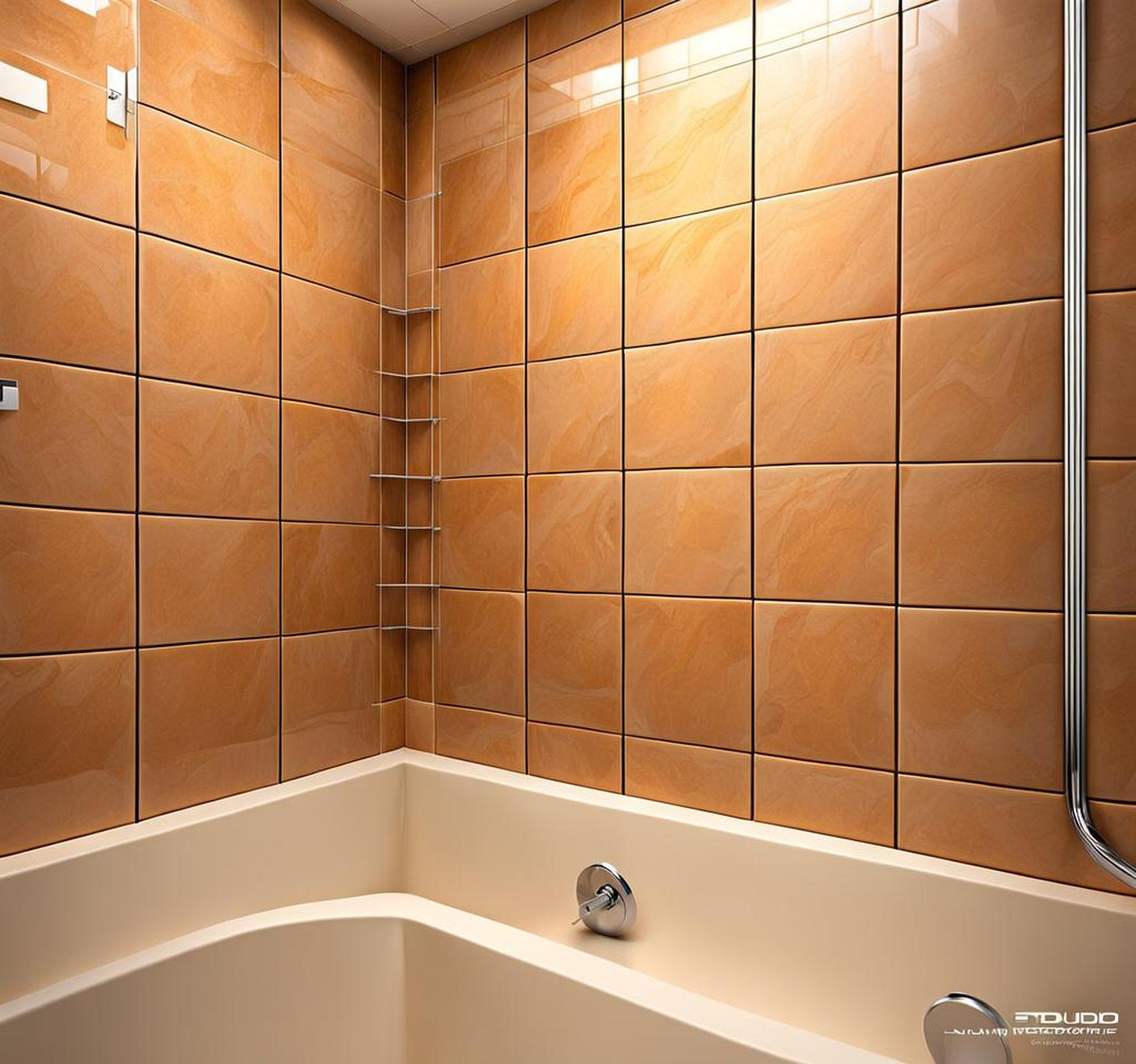 tile corners in shower