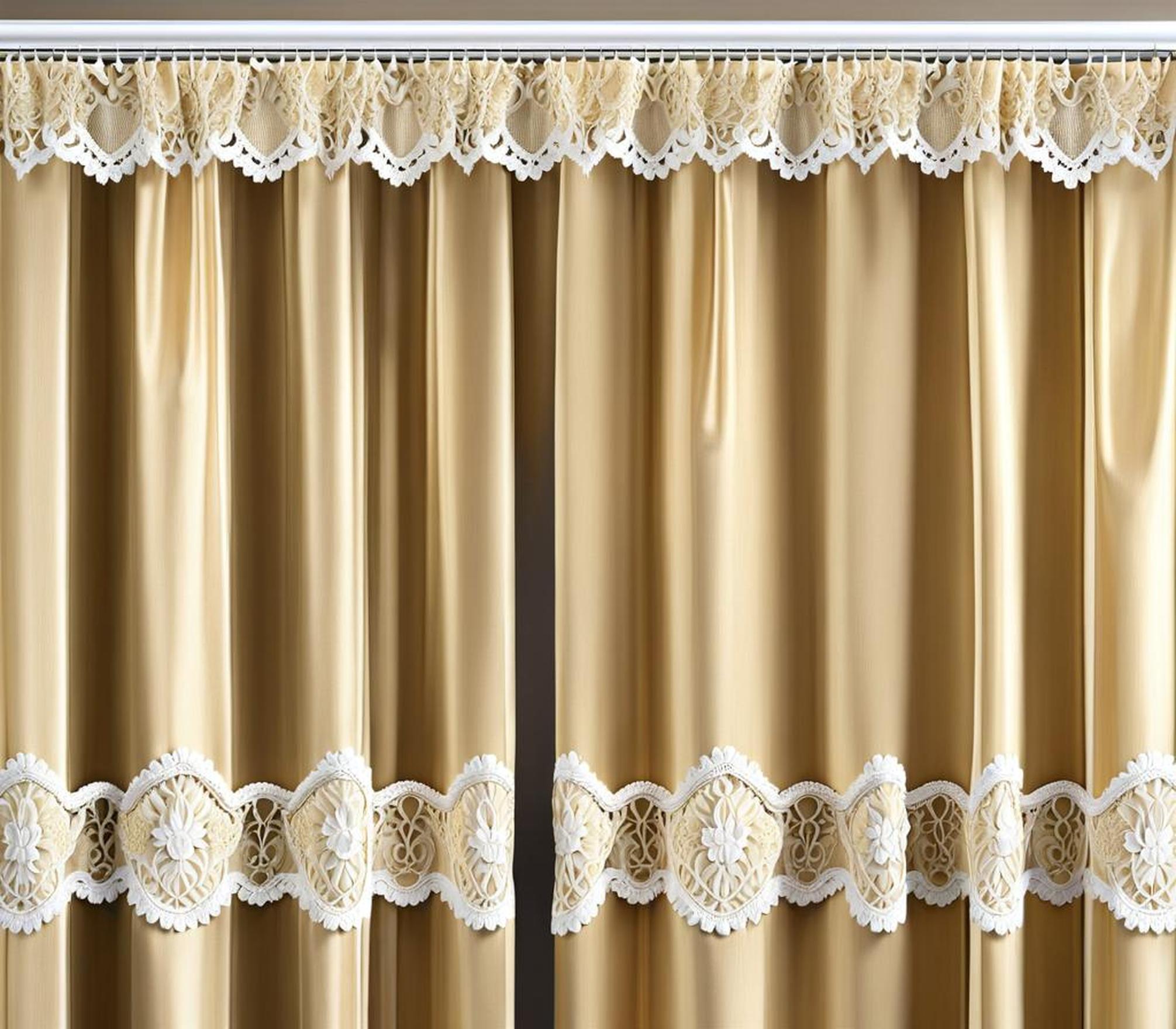 lace cafe curtains with valance