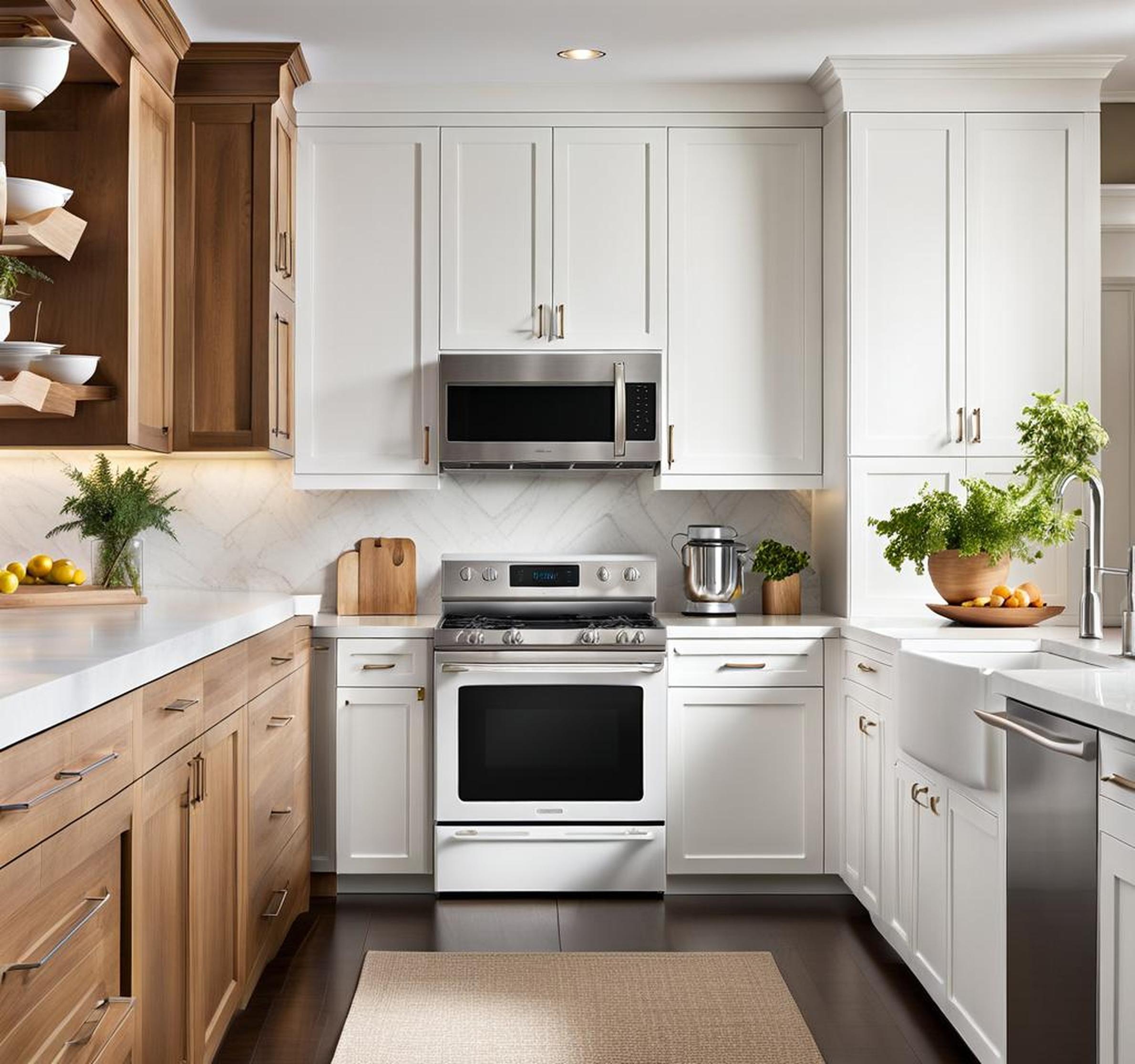 white kitchen appliance trends