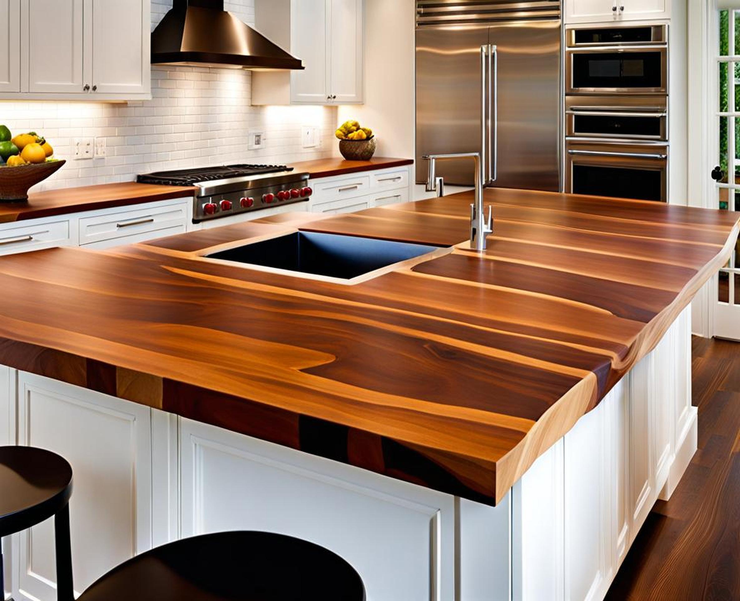 wood countertops for kitchen