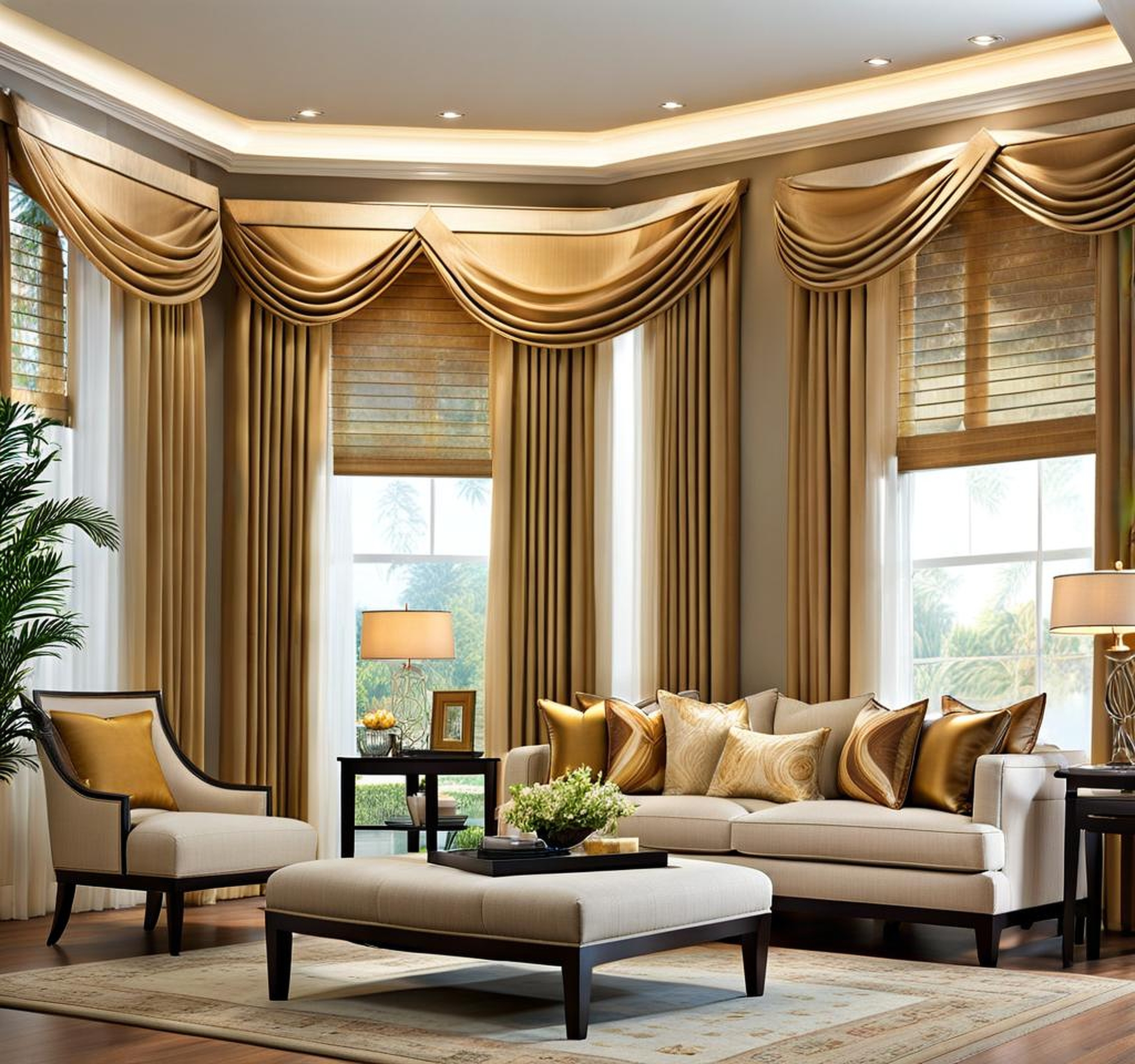 Top Living Room Ideas Featuring Sheer Valances and Modern Design