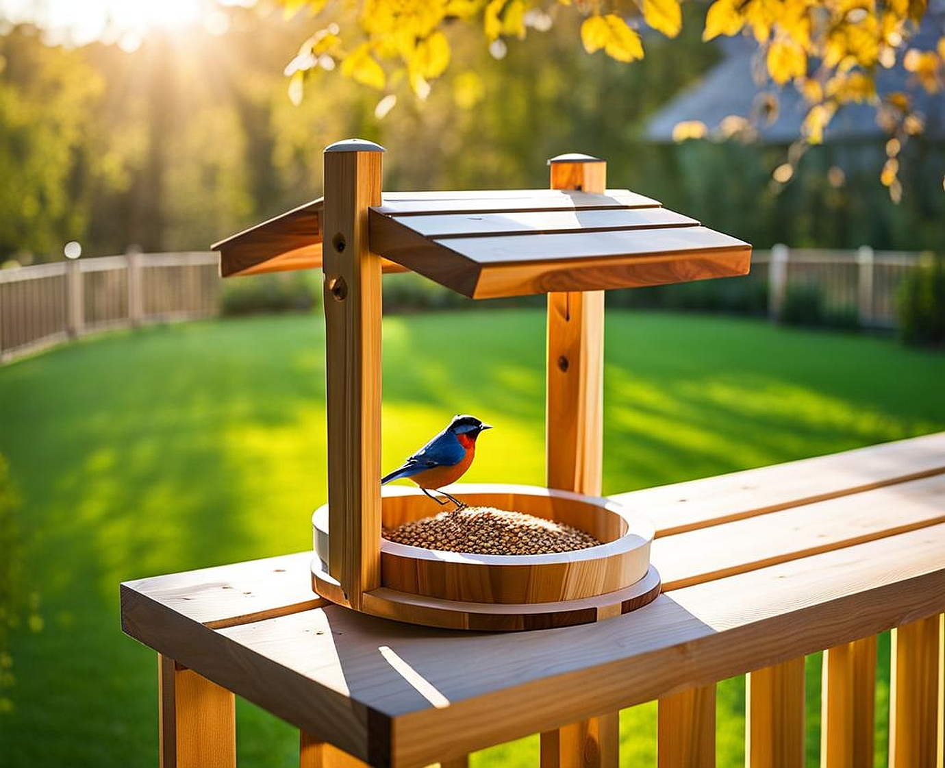 bird feeder for balcony railing