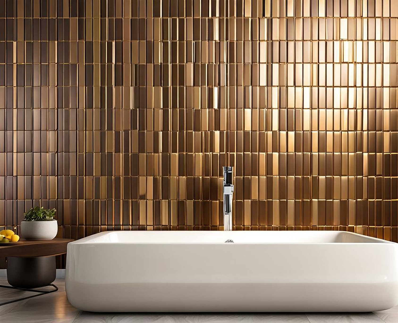 Contemporary Bathroom Backsplash Designs and Trends