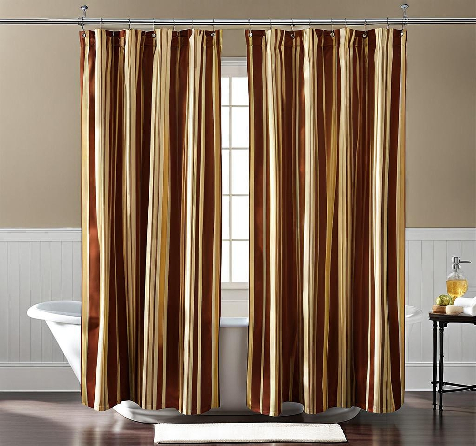 shower curtain with valance sets