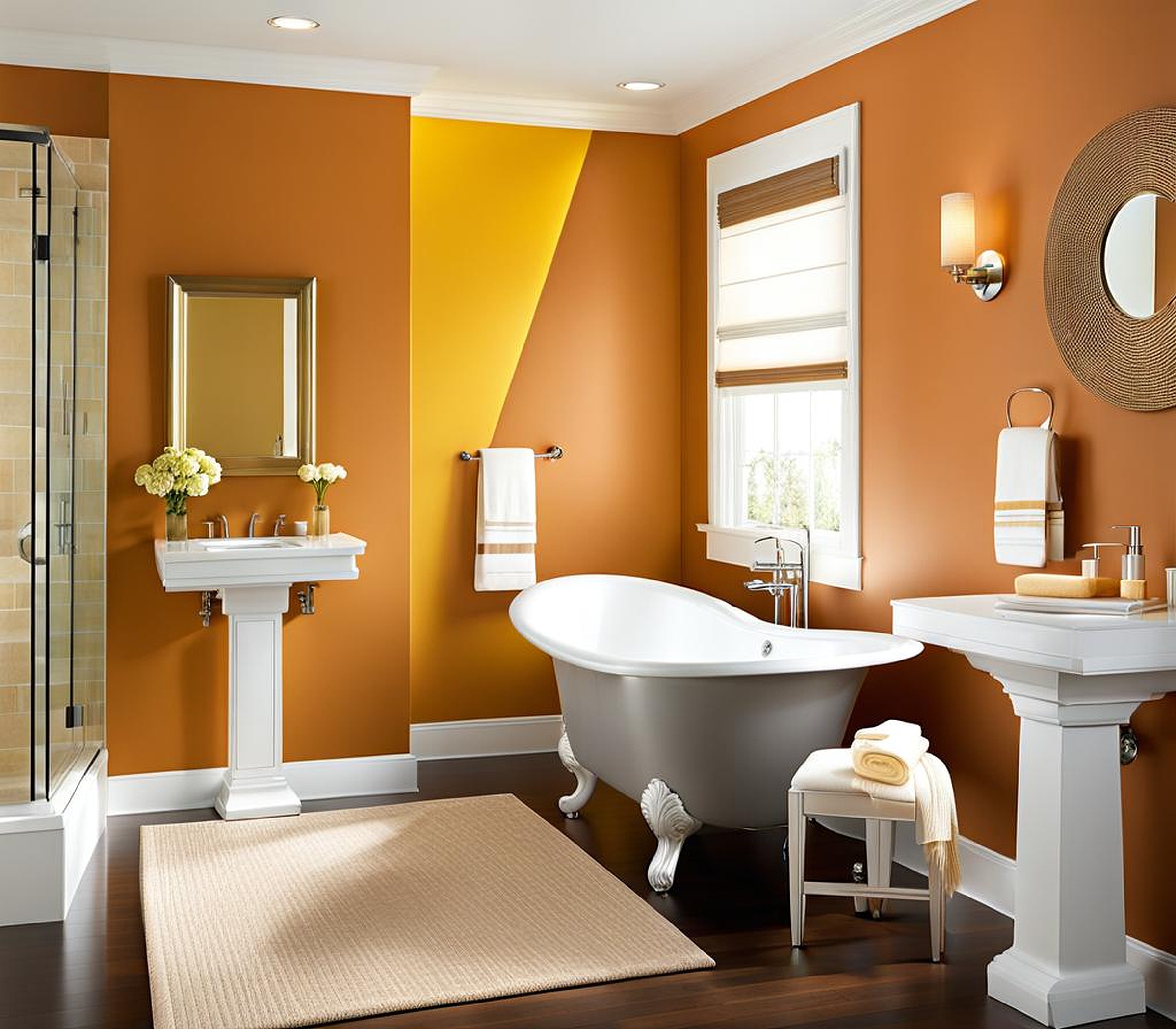 Small Bathroom Design Inspiration with Paint Color Schemes