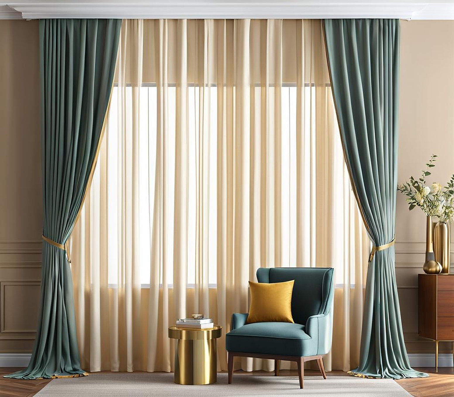 Curtains and Sheers as a Harmonious Pair for a Stylish and Functional Space