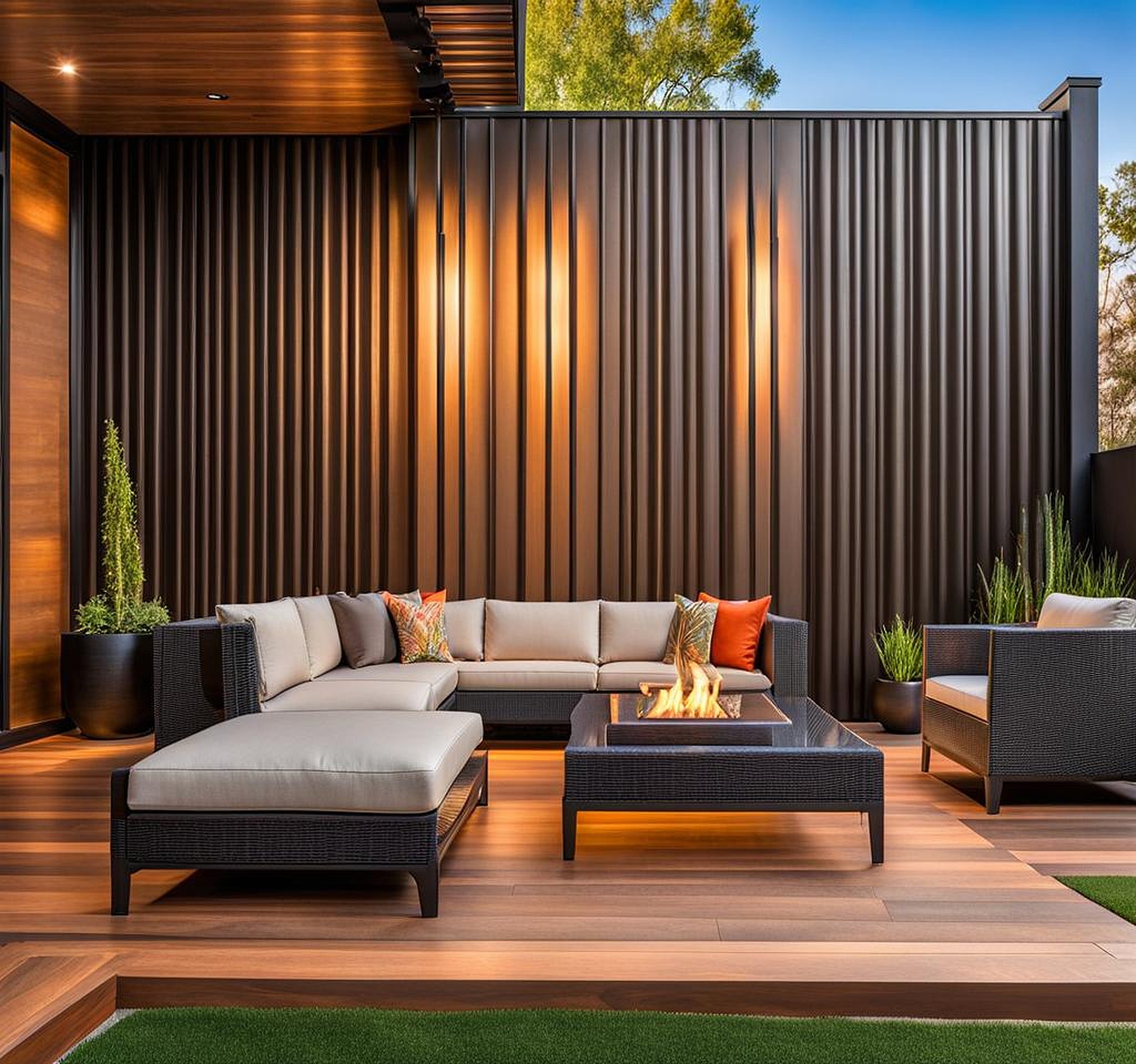 Modern Exterior Accent Wall Ideas