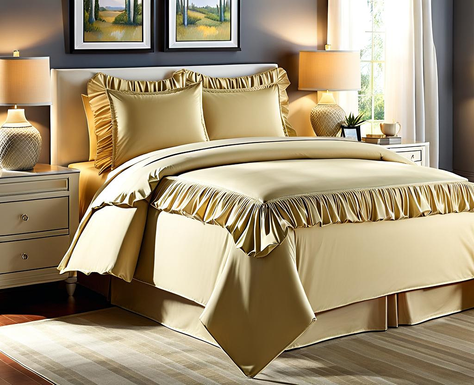 dust ruffles for twin beds