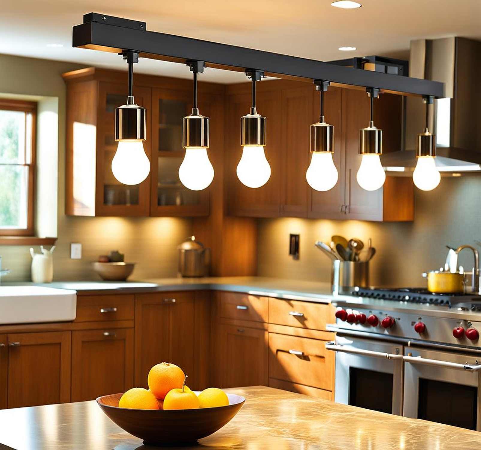 track light fixtures for kitchen