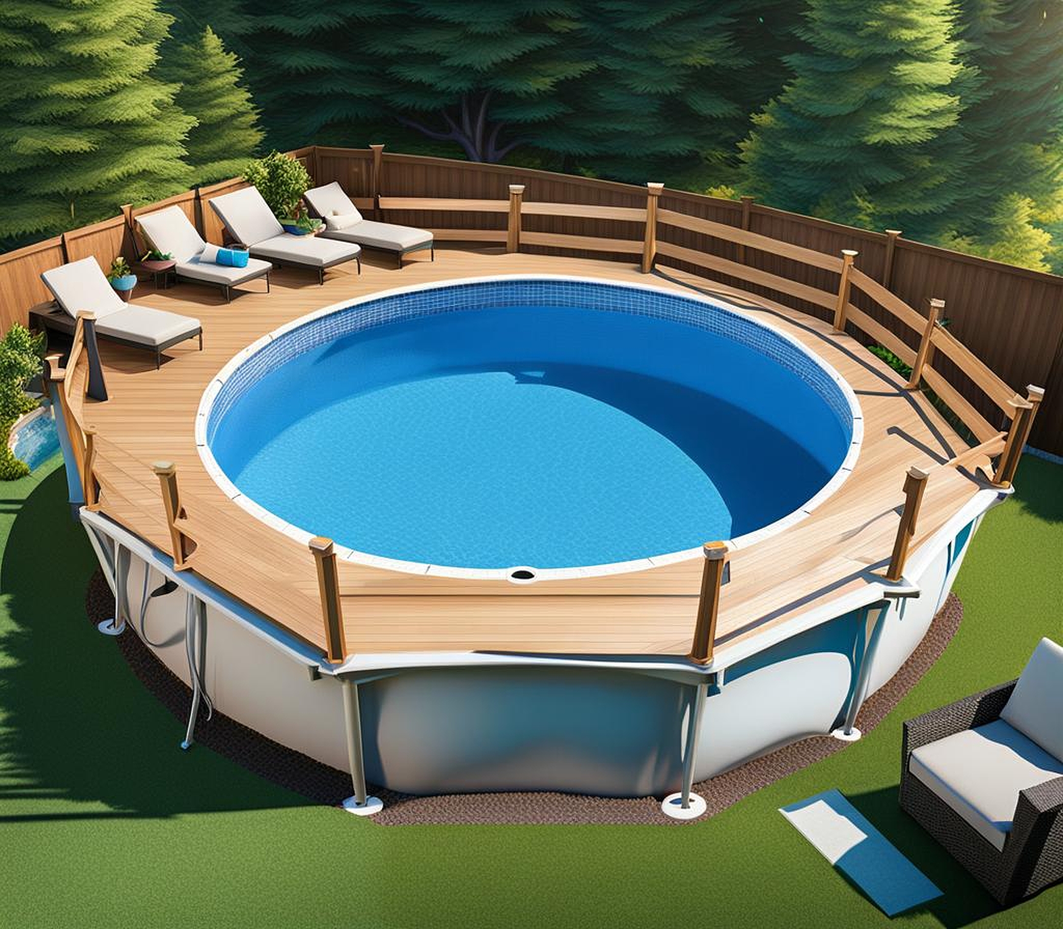 above ground pool leveling hacks