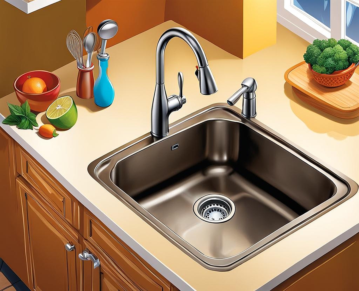 how to unstop a kitchen sink