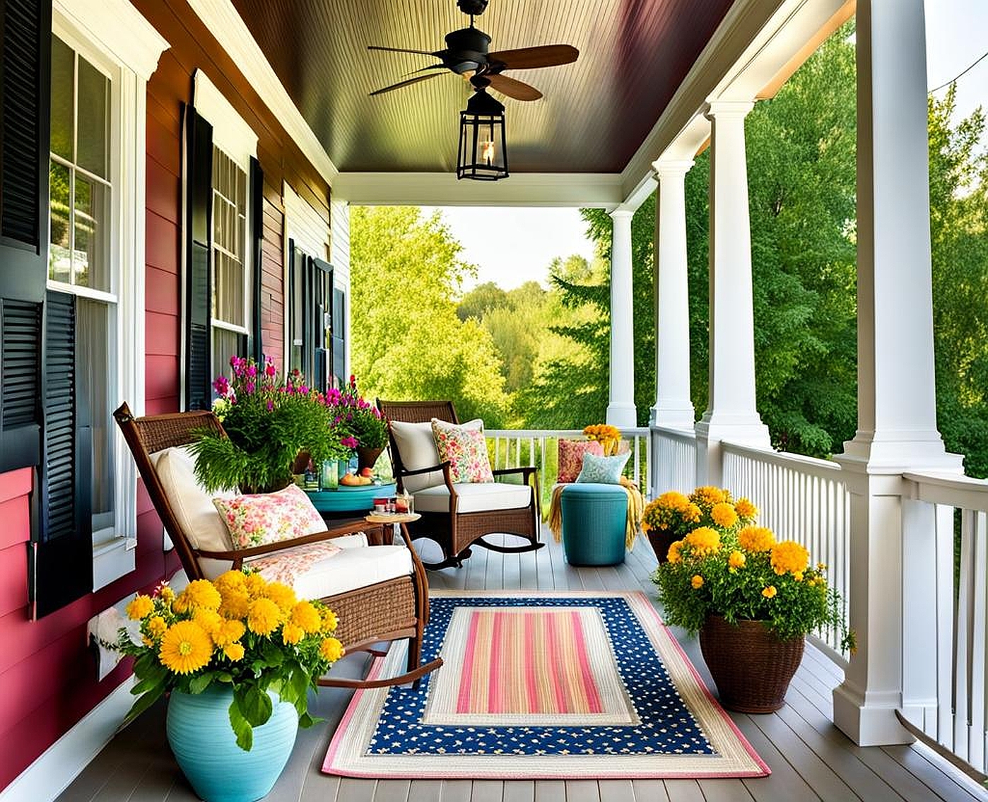 front porch decorations for summer