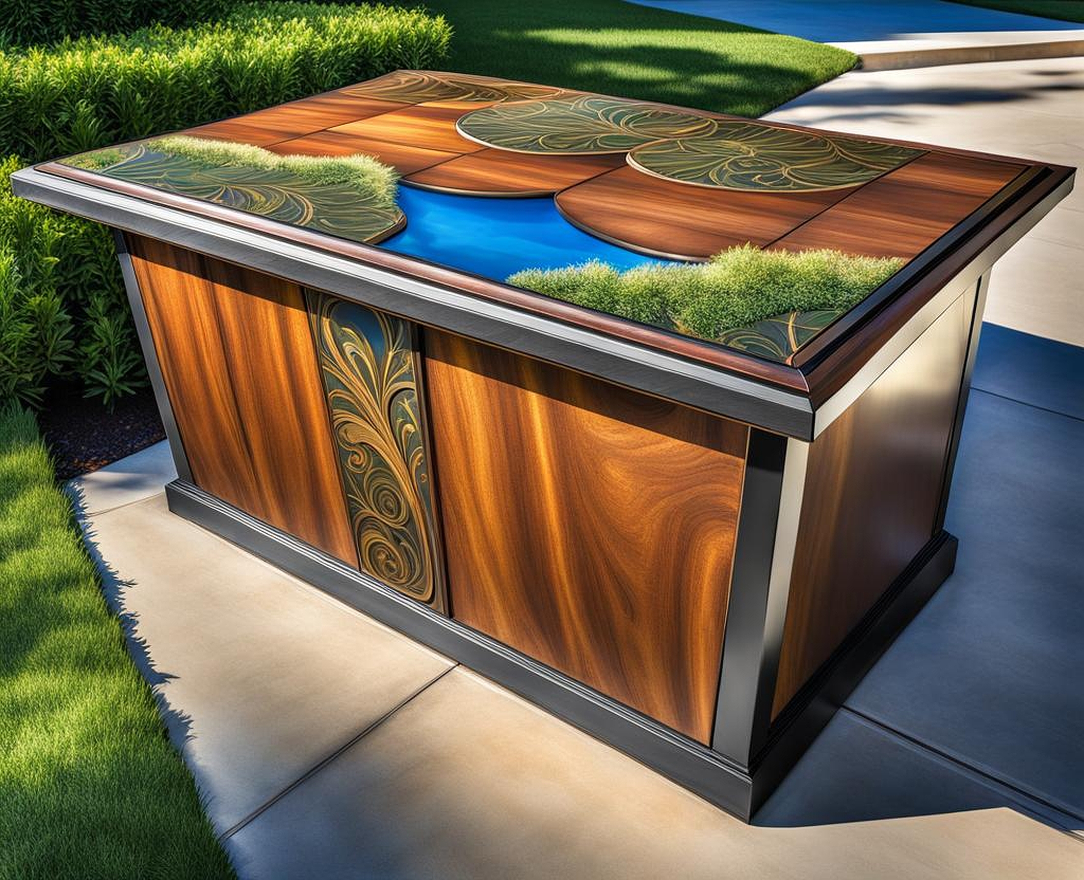 Beautiful Outdoor Utility Box Covers that with Decorative Designs