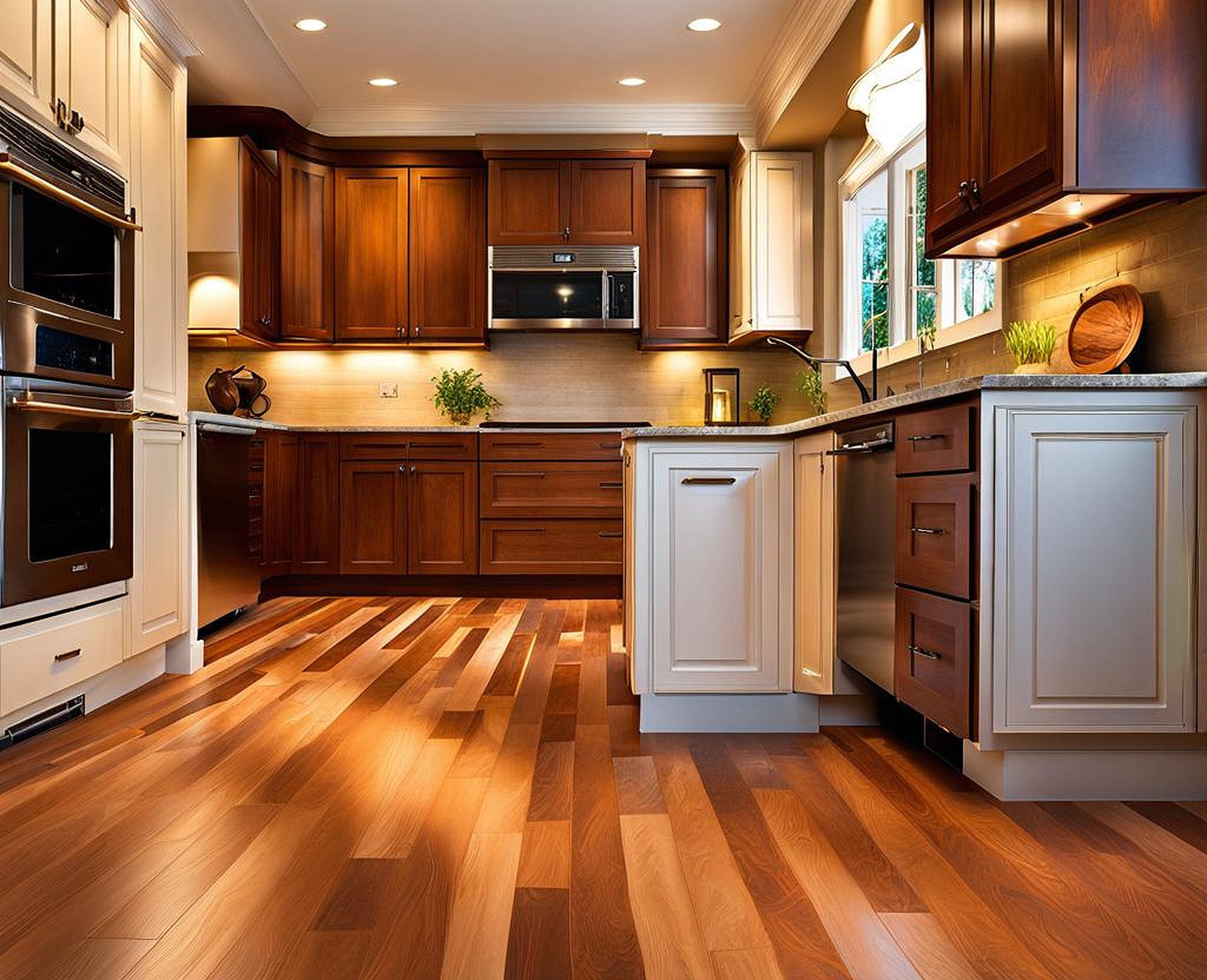 replacing kitchen floor without removing cabinets