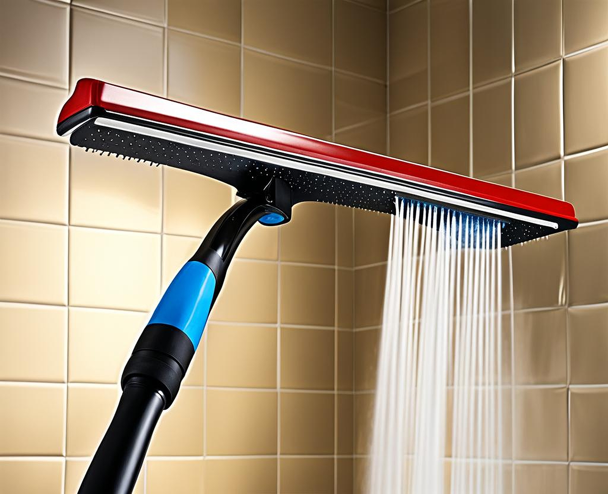 Long Handled Shower Squeegee for Clear Shower Walls