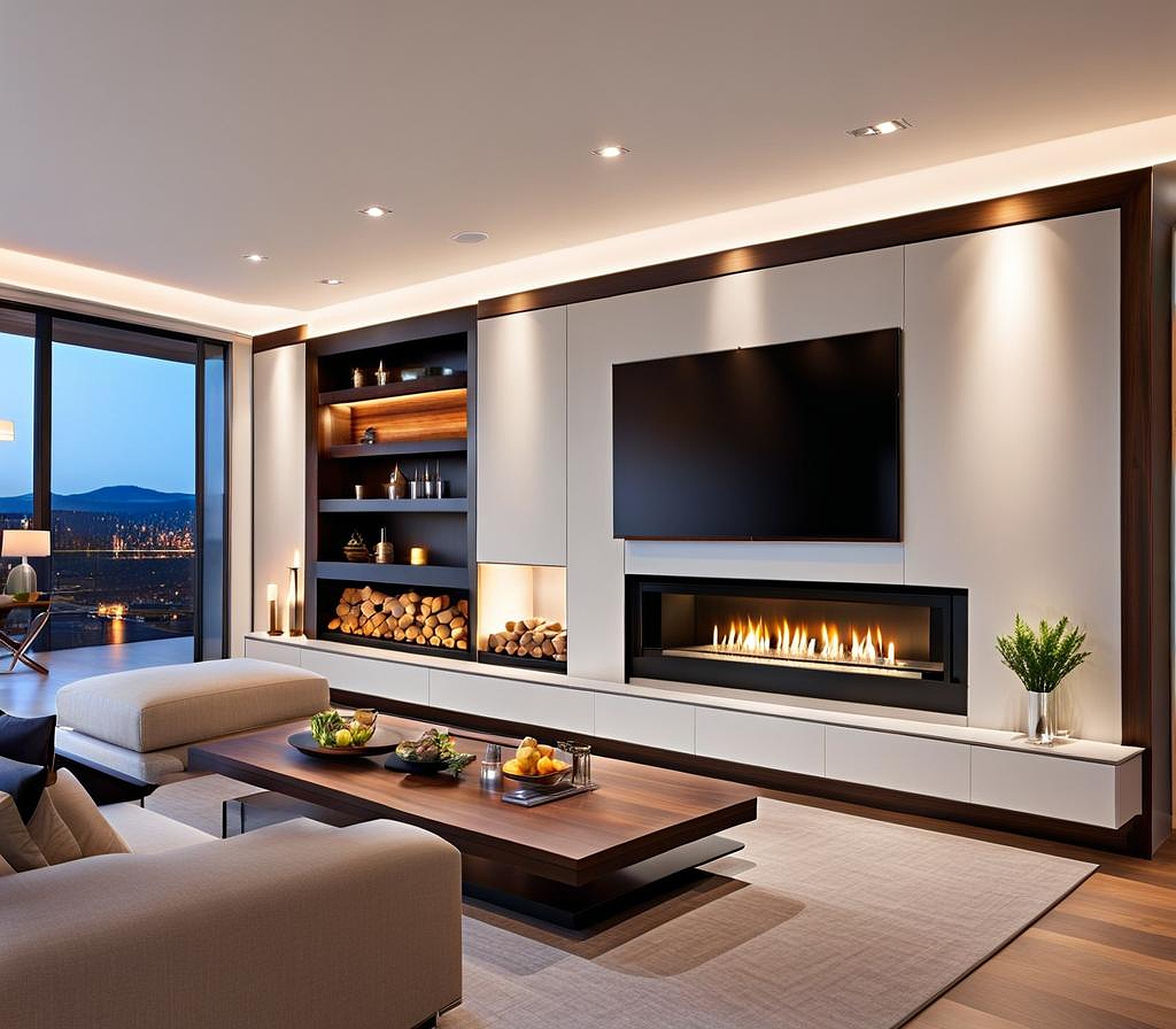 Fireplace Side Cabinet Design Ideas for a Modern and Sleek Look