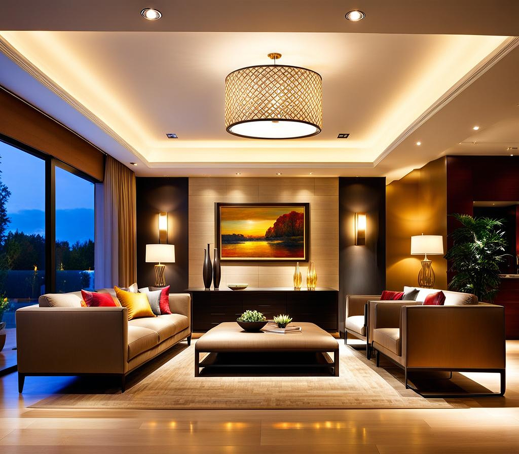 living room lighting ideas low ceiling