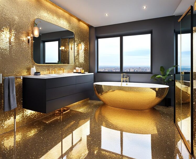 Glitter Grout Bathroom Ideas for a Sparkling Clean Look