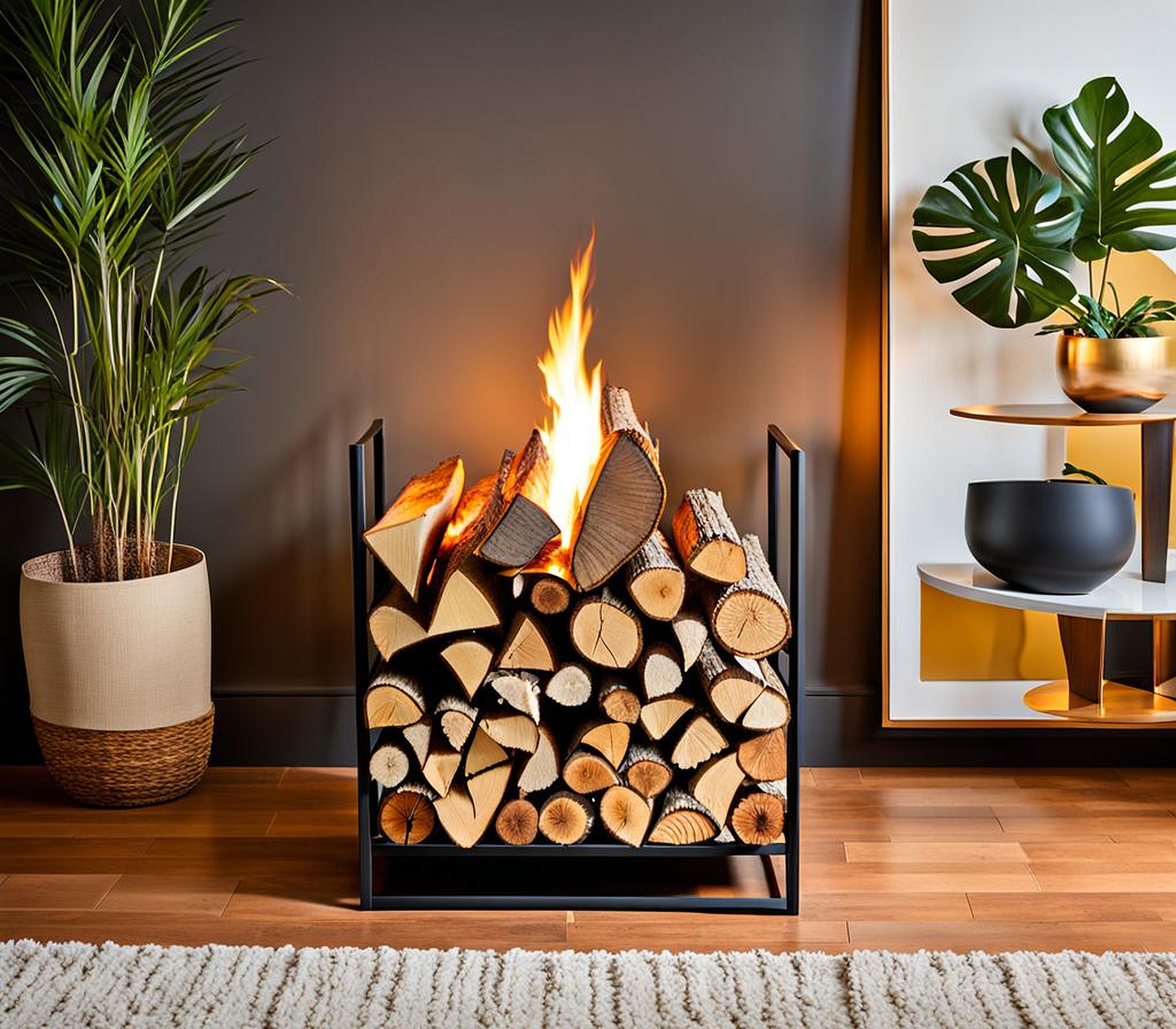 Tips for Selecting the Right Mid Century Modern Firewood Holder for Your Fireplace