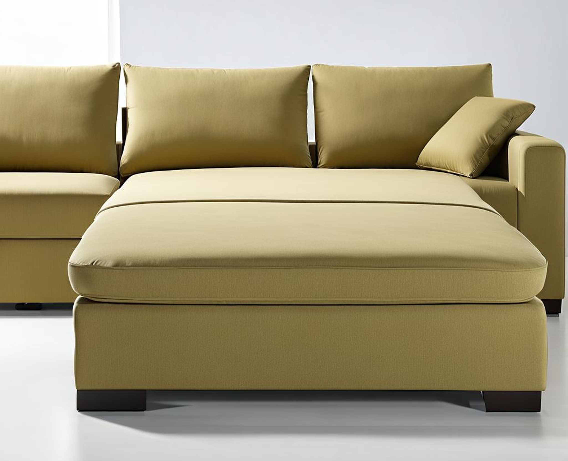 Infinity Fabric Sleeper Sectional with Chaise Lounge Storage for Small and Cozy Spaces