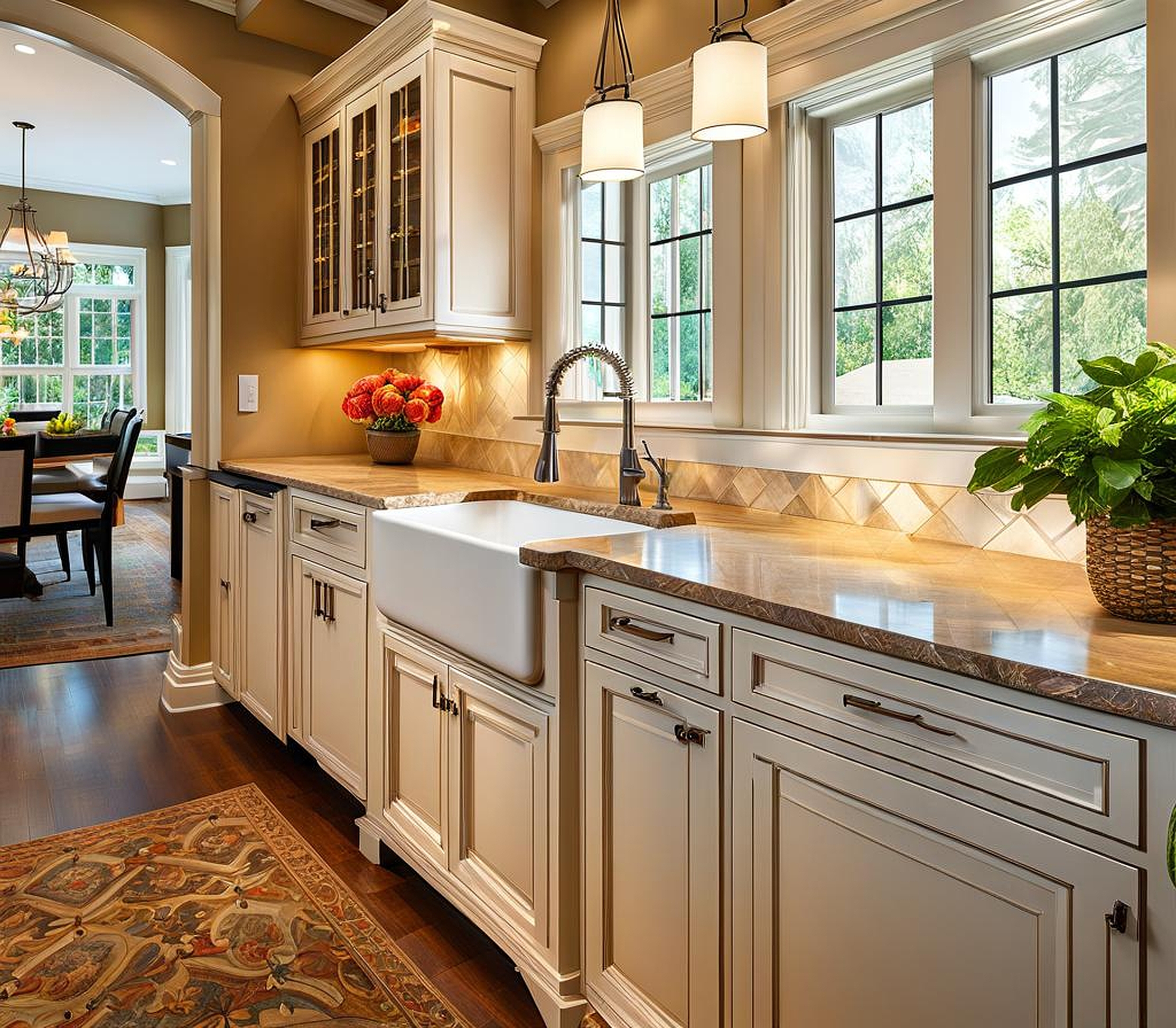 kitchen sink and cabinet combo