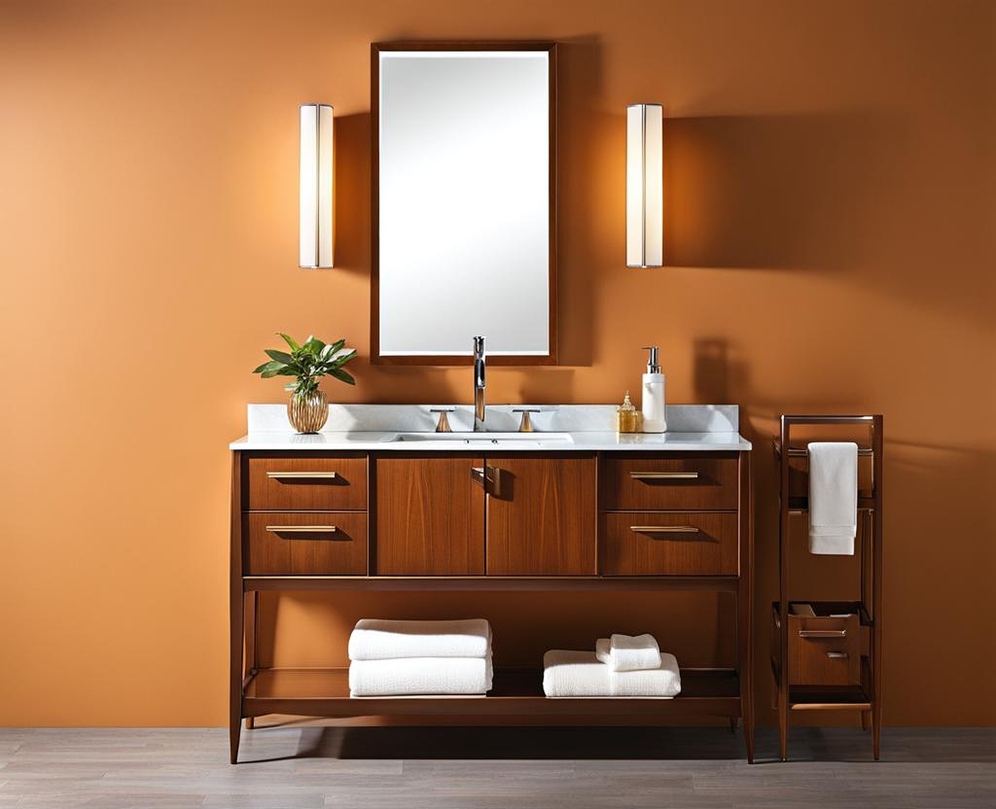 Mid Century Modern Bathroom Vanity 24 Inch with Its Versatility and Durability