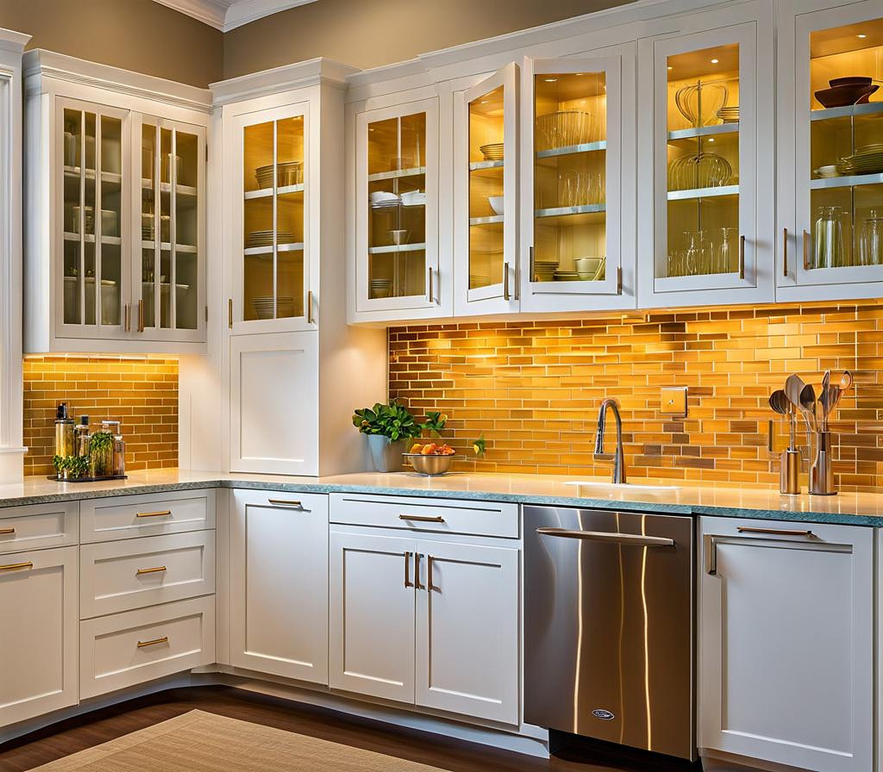 Beautiful Replacement Glass Options For Kitchen Cabinets