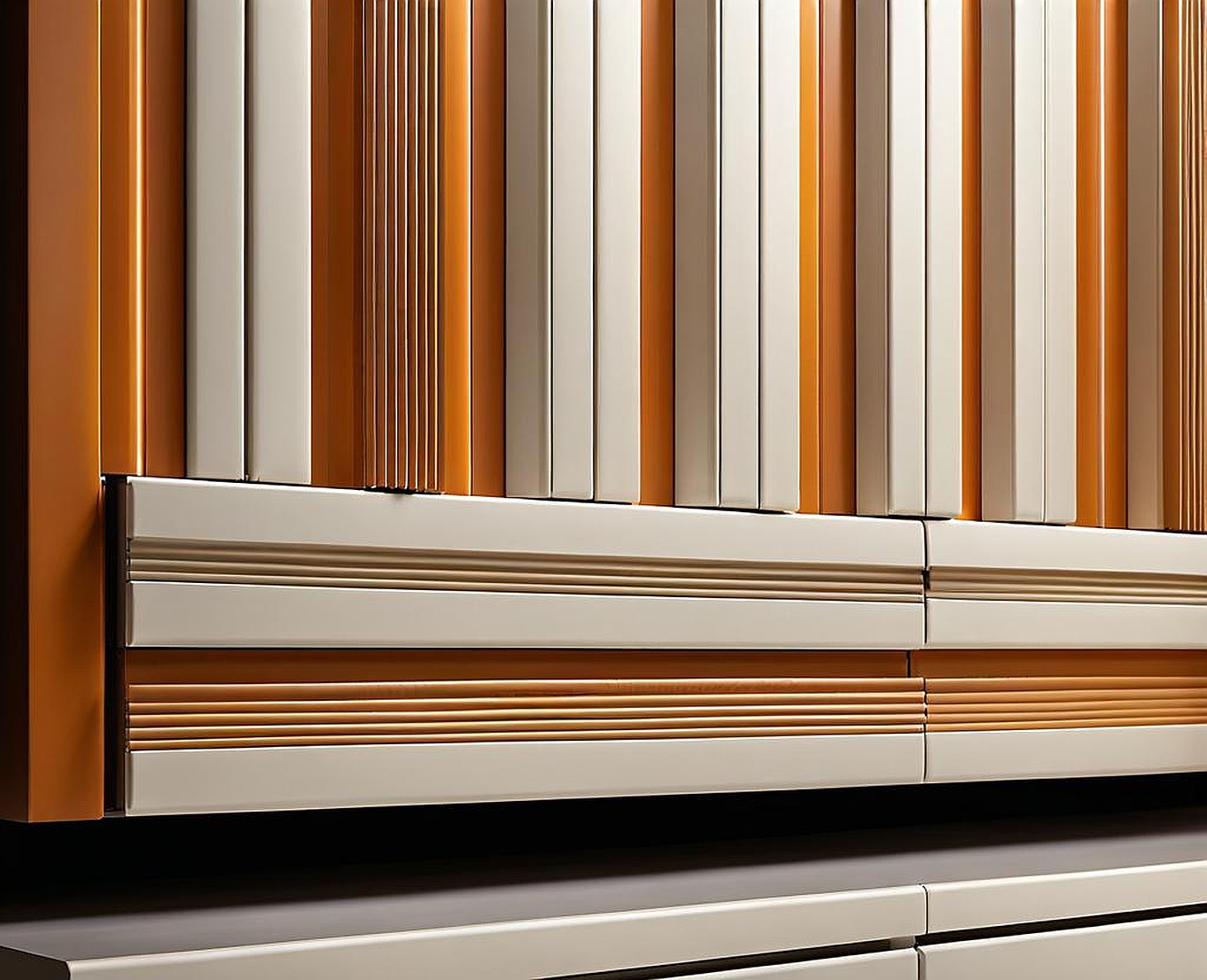 Cutting-Edge Roll Up Kitchen Cabinet Doors for a Futuristic Kitchen