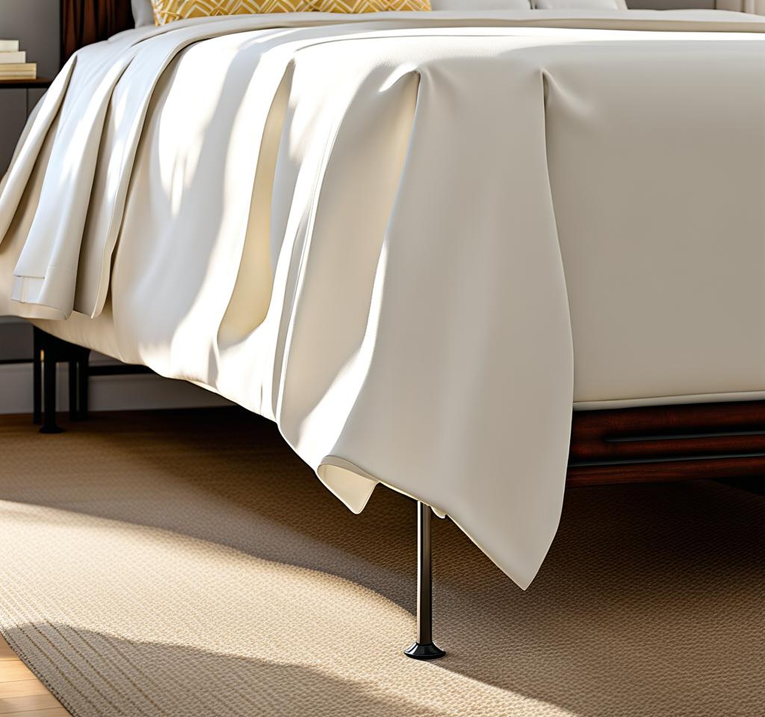 Effective Ways to Hide Metal Bed Frame Legs with Bed Skirts