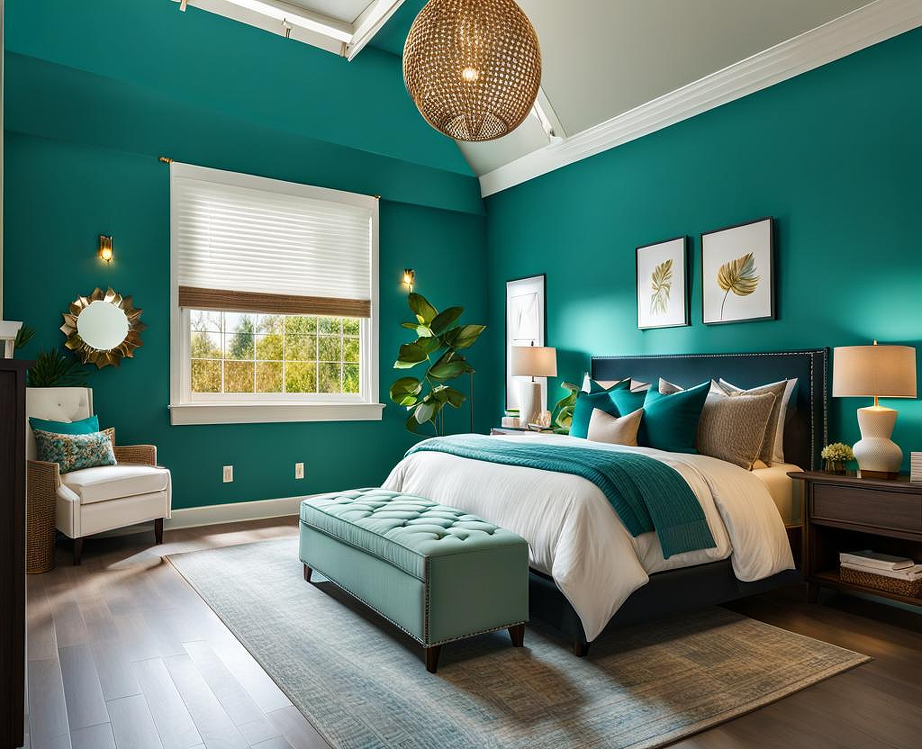 Using Teal Paint in a Bedroom – Tips and Tricks