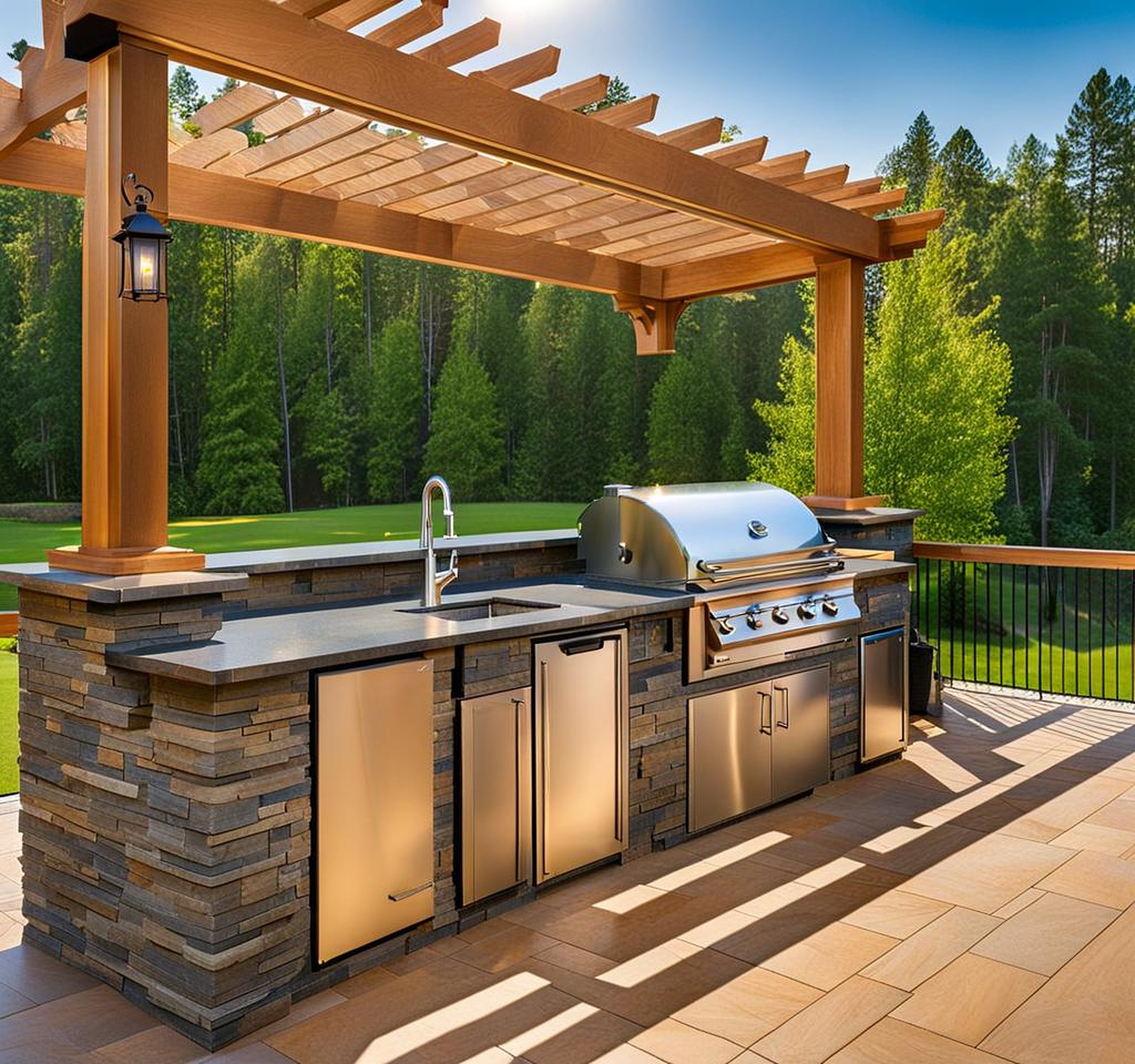 How to Frame an Outdoor Kitchen with Ease