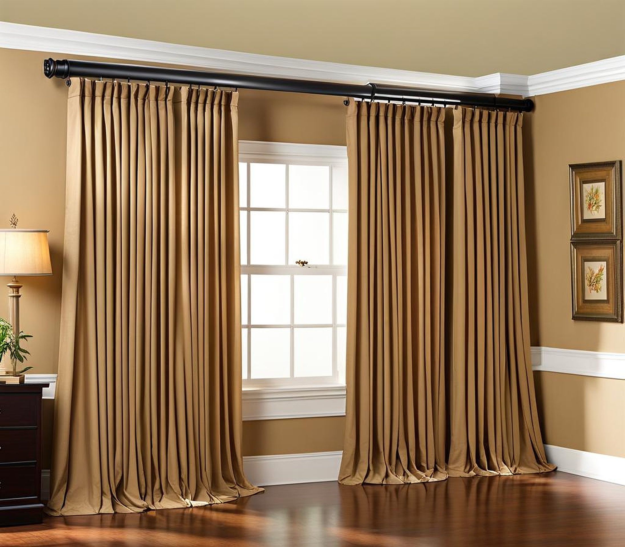 How to Measure and Hang a 14 Foot Curtain Rod Perfectly