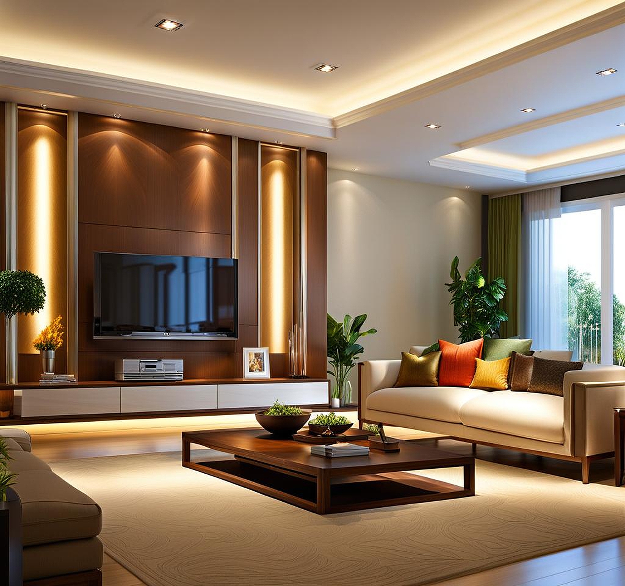 Can Lights in Living Room Fixtures and Chandeliers