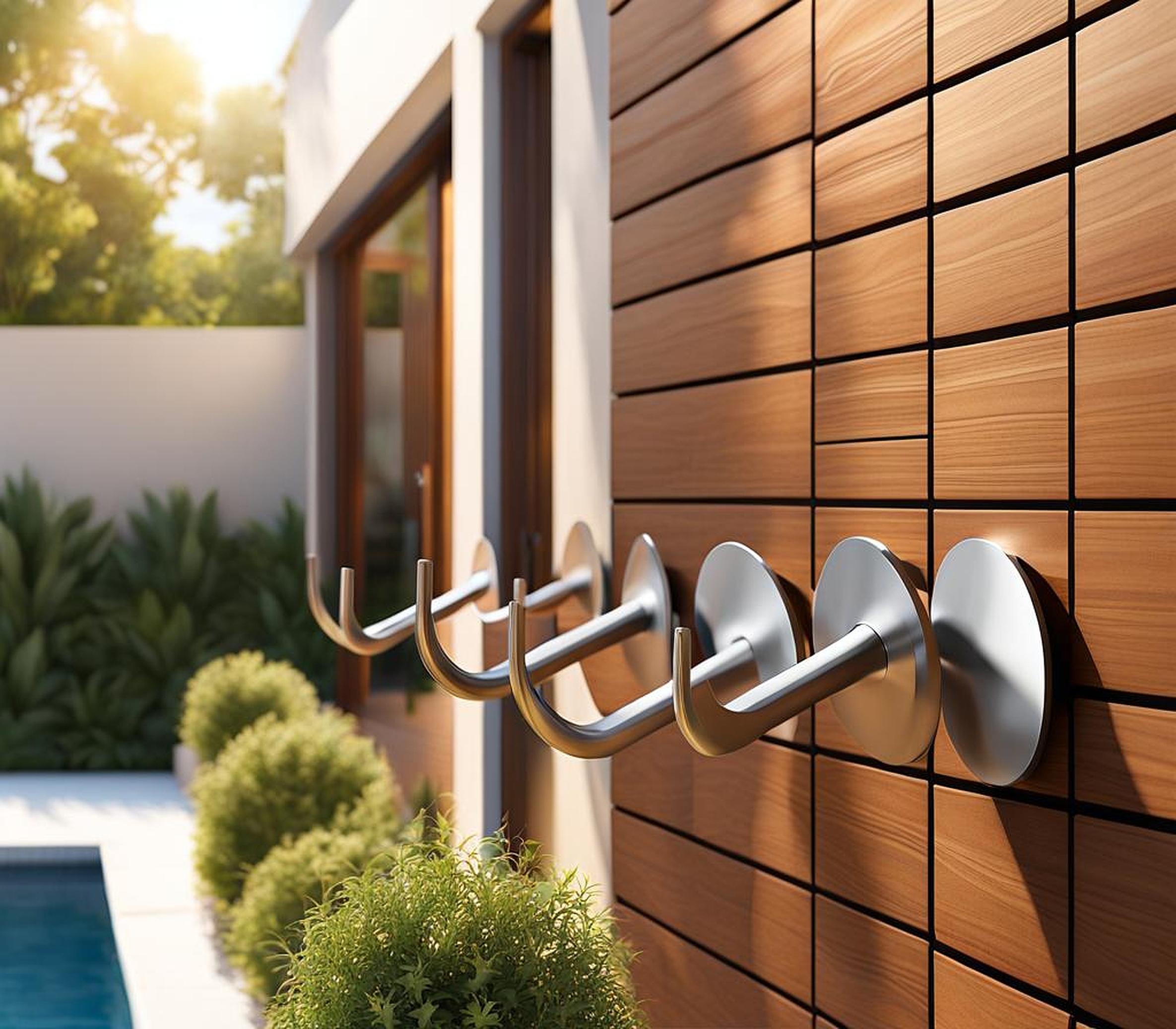 outdoor wall hooks for towels