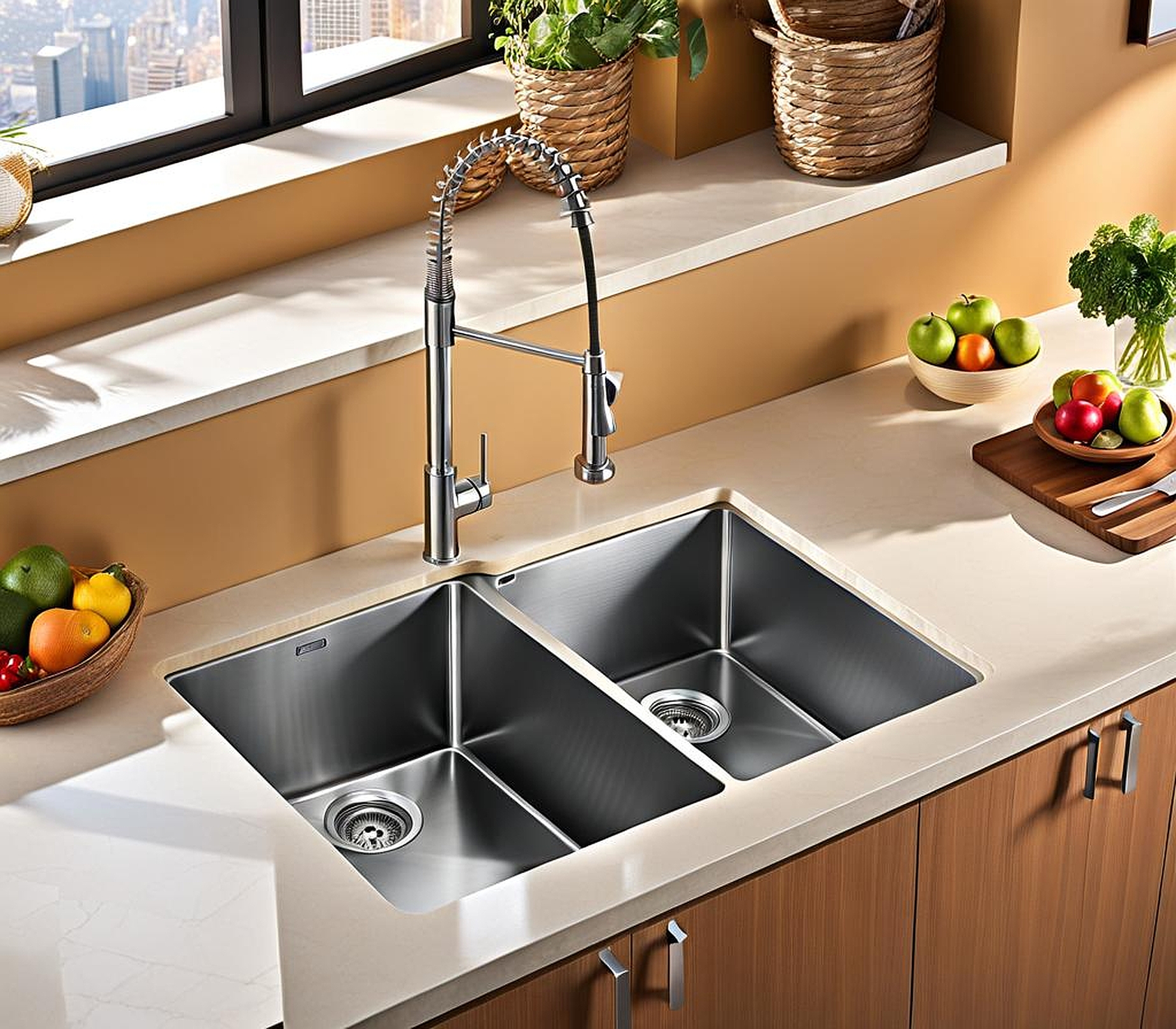 what is the standard size of a kitchen sink