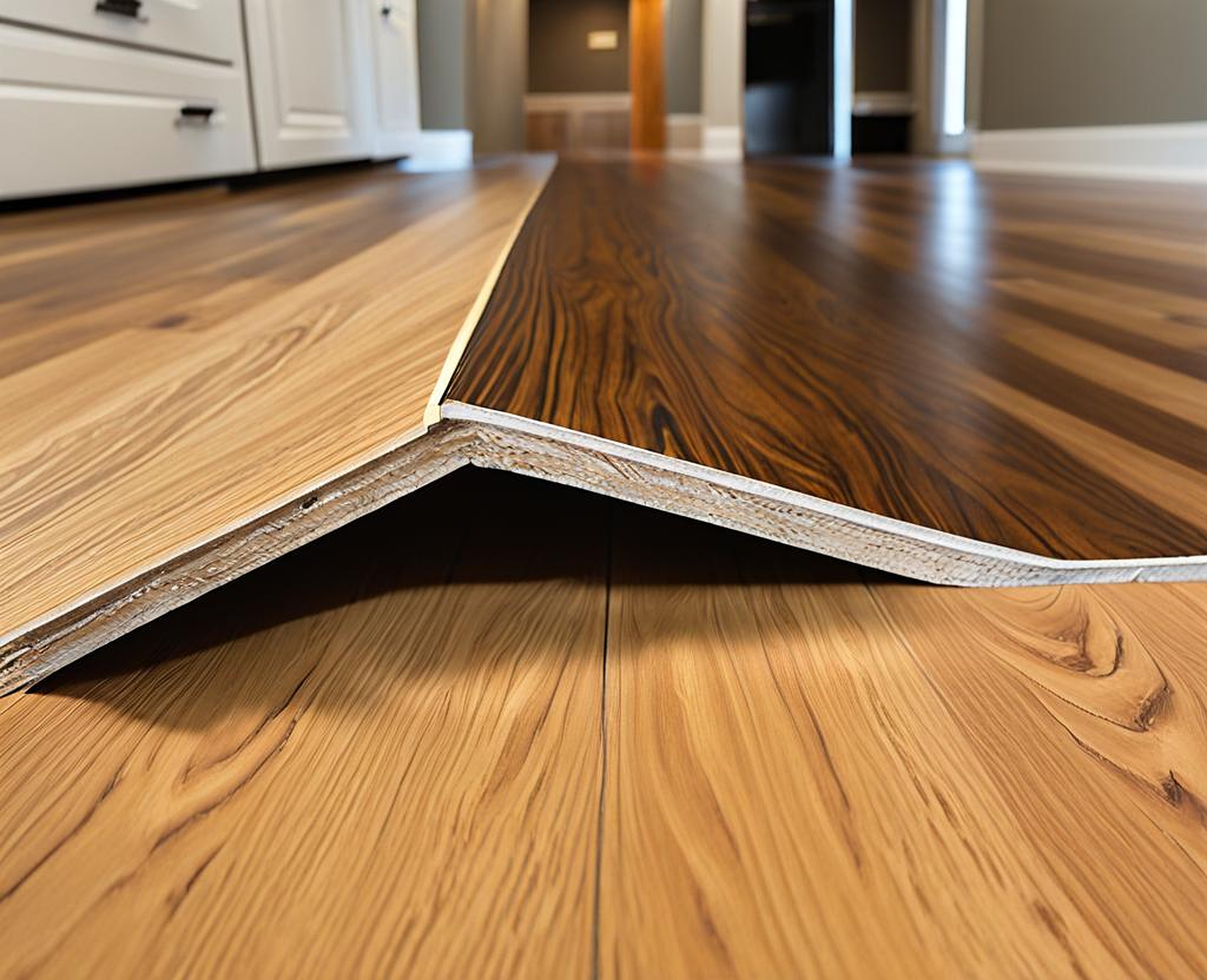 installing vinyl plank flooring in kitchen