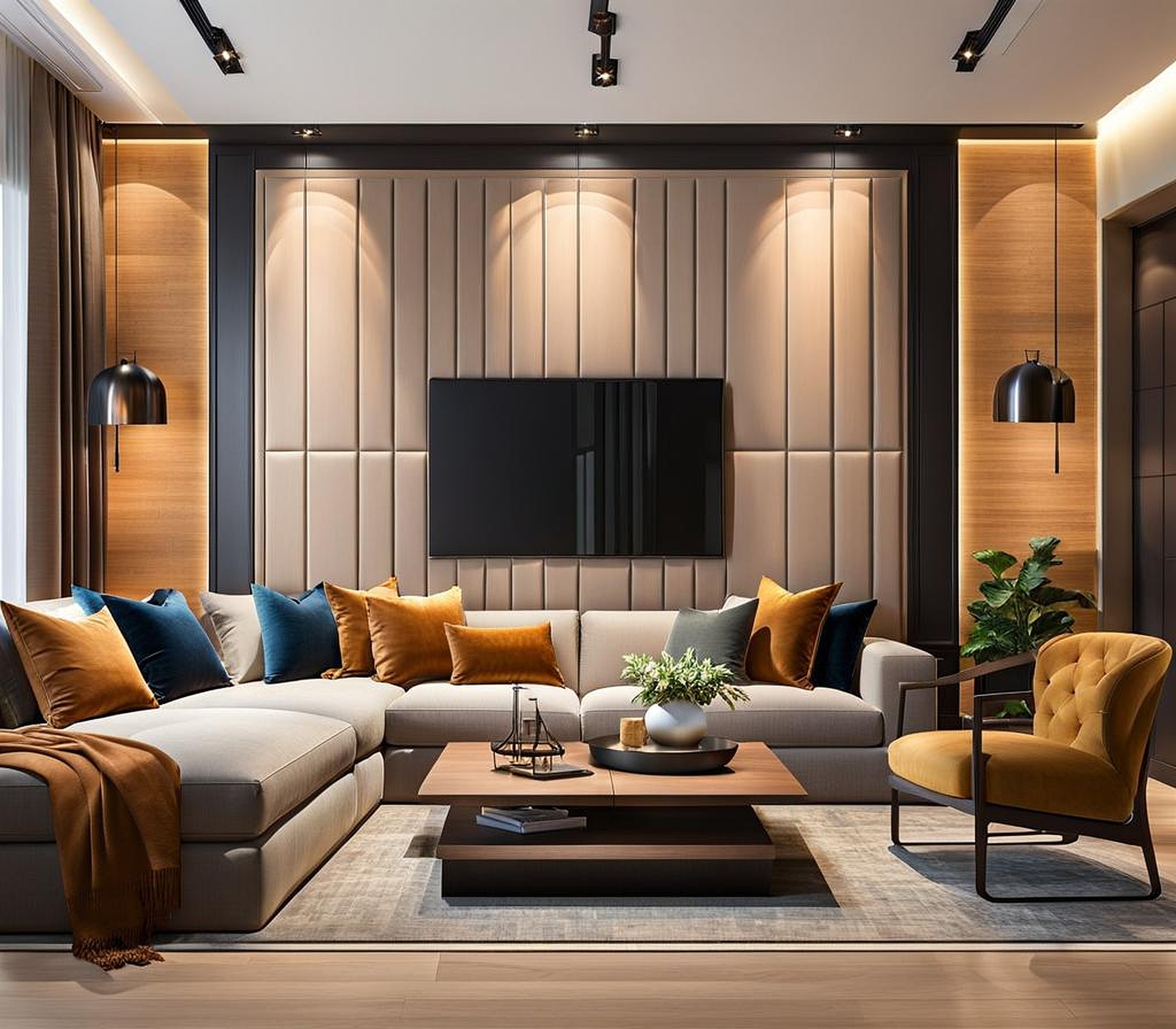 accent wall ideas for living room