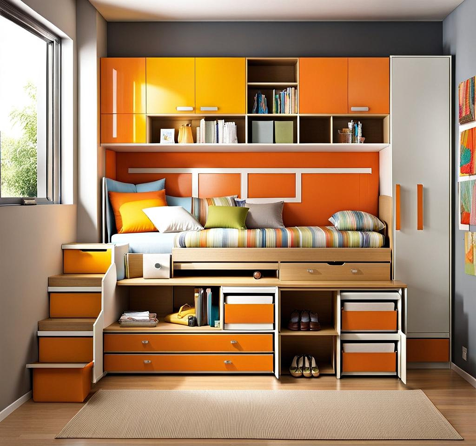 Storage Ideas for Small Bedrooms with Limited Space and Budget