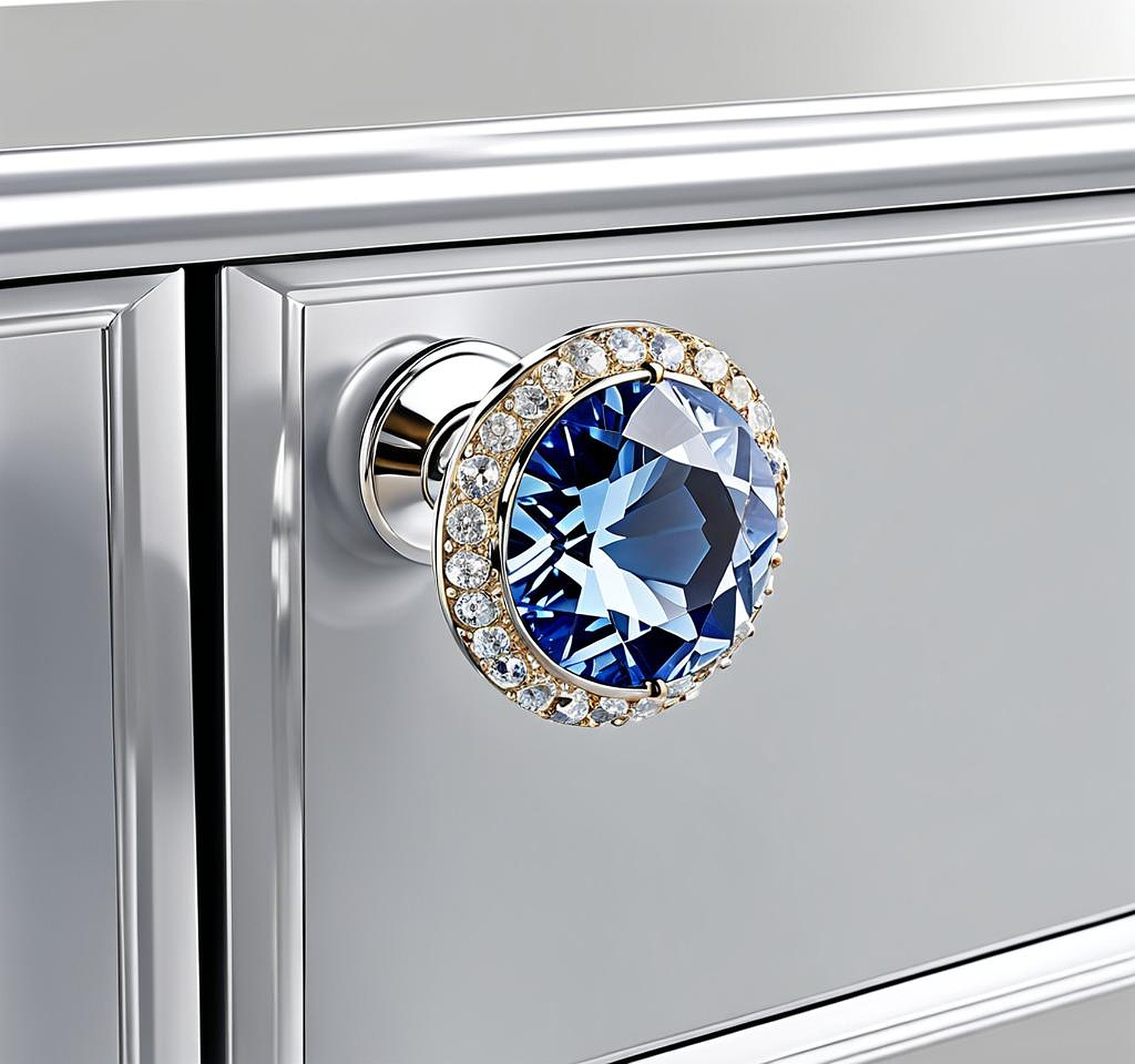 Swarovski Crystal Drawer Pulls for a Touch of Opulence