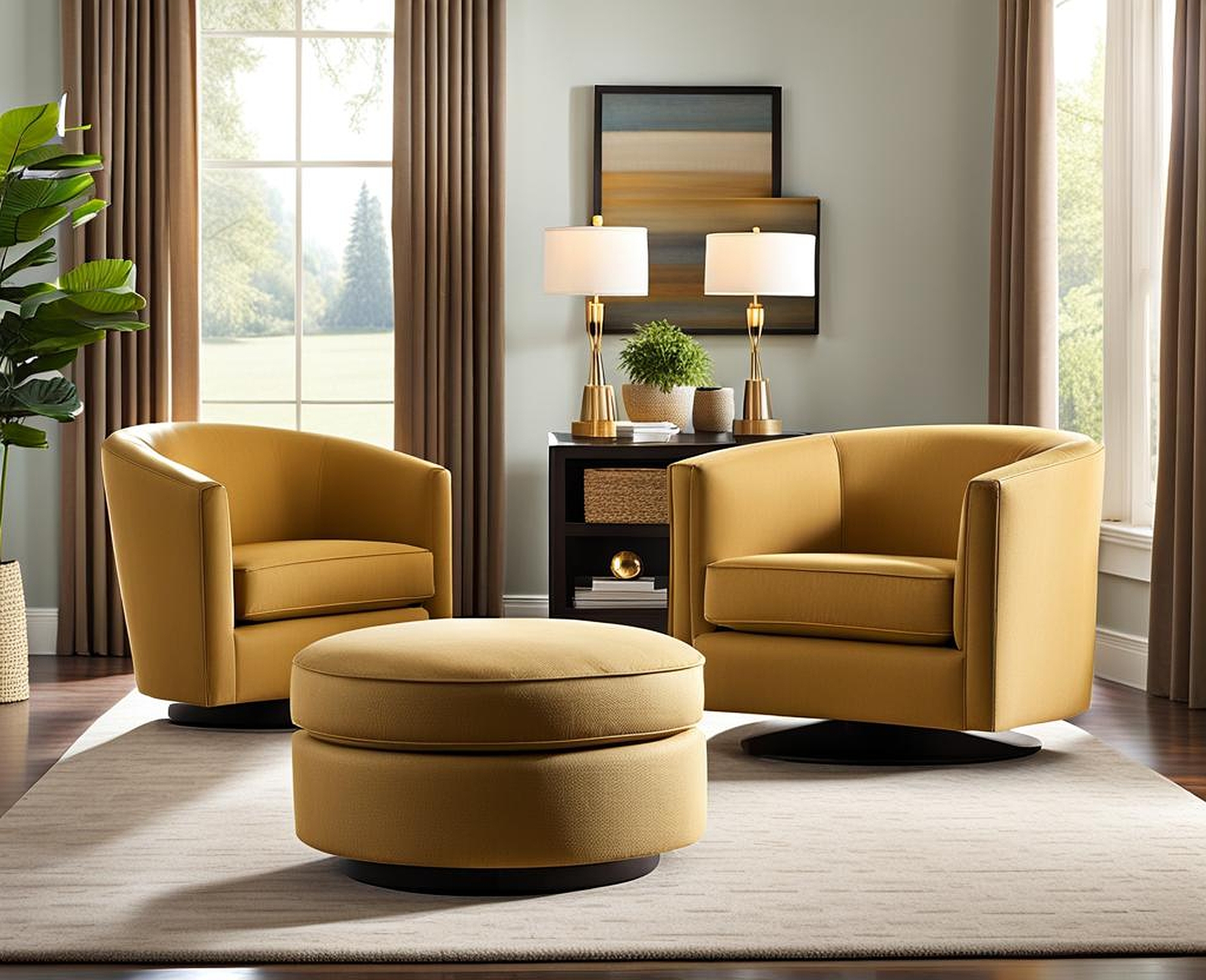 small swivel chairs for living room