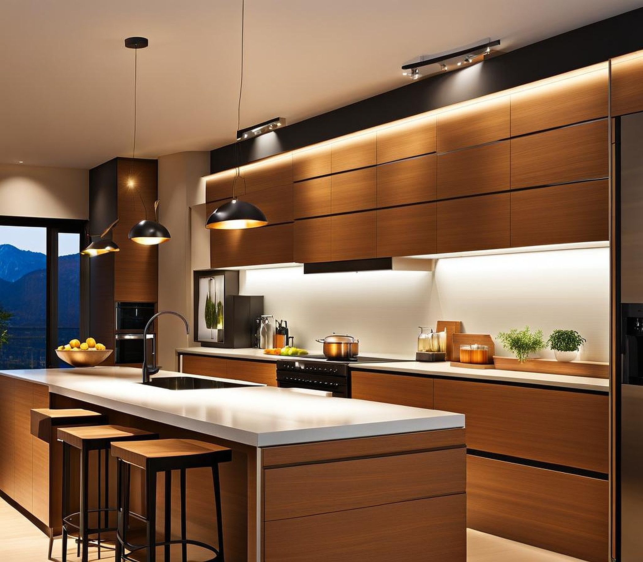 kitchen track lights ideas