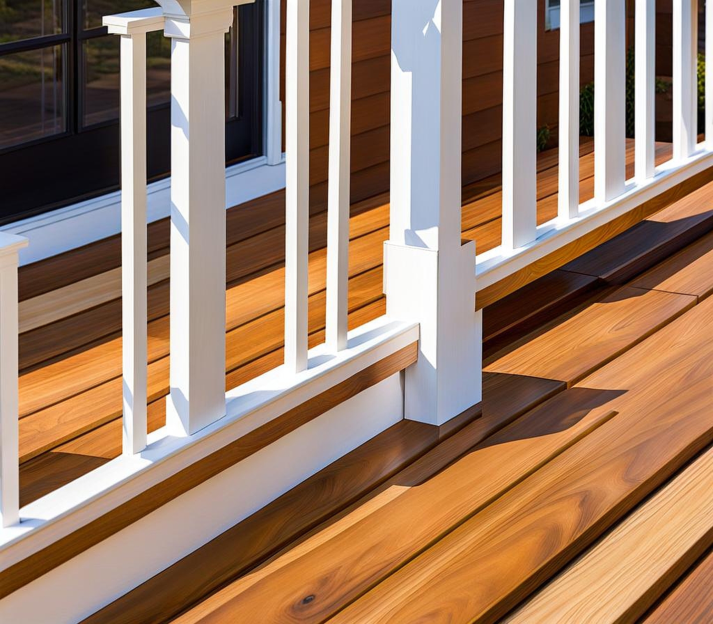 Painting Pressure Treated Lumber for Beautiful Deck Railings