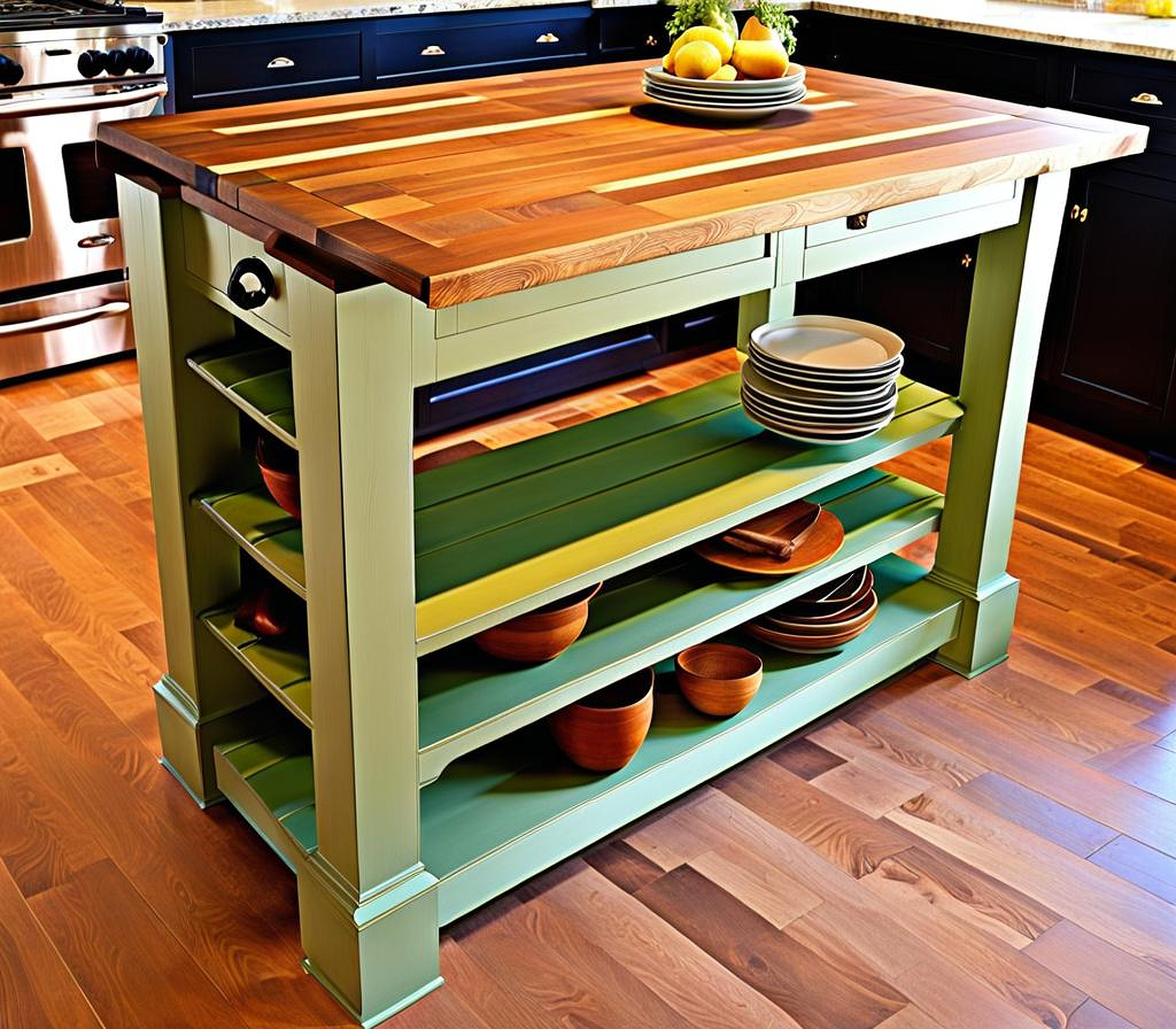 diy kitchen island with seating plans