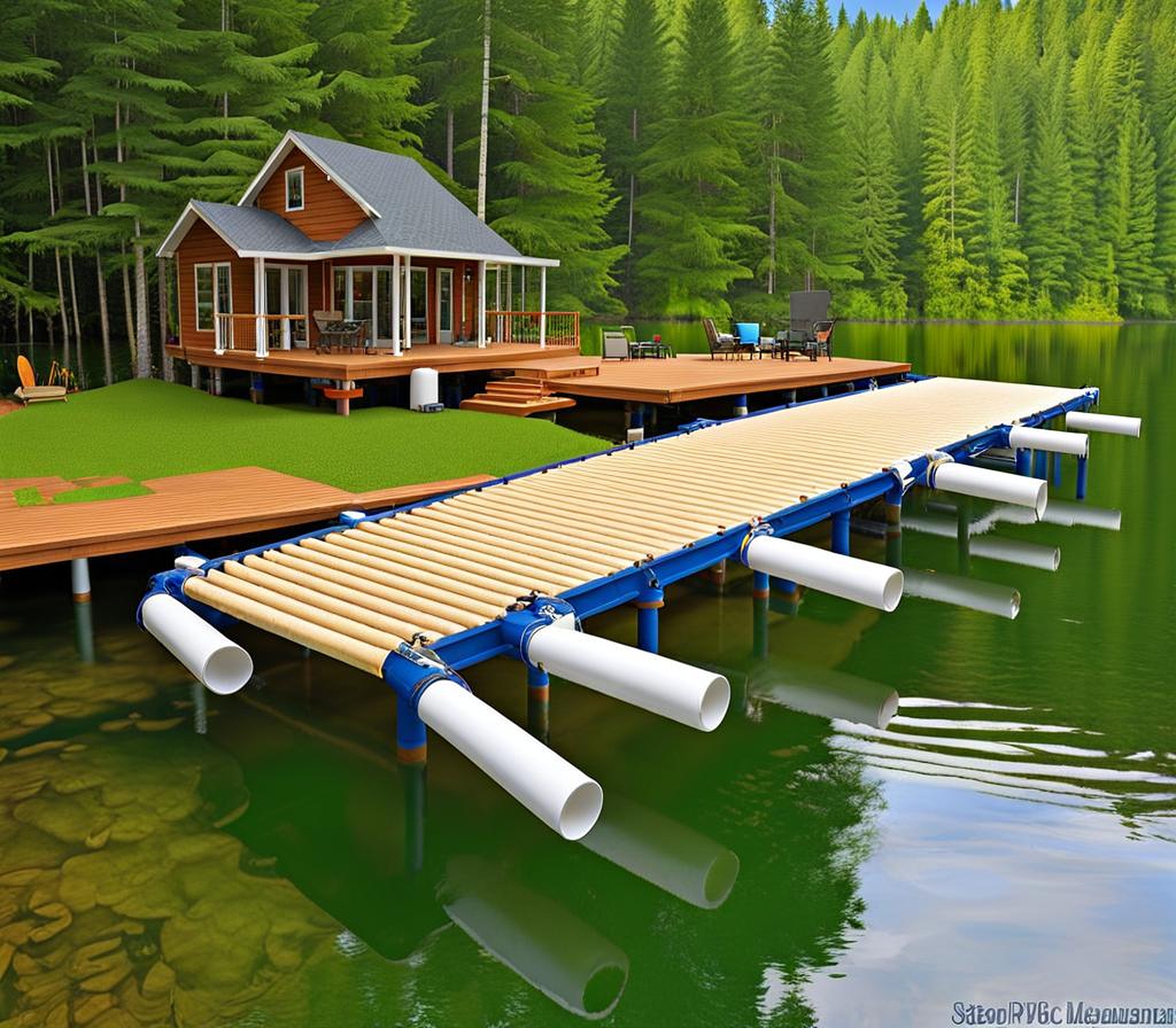 A Step-by-Step Guide to Building a Floating Dock with PVC Pipe and Floating Mechanism