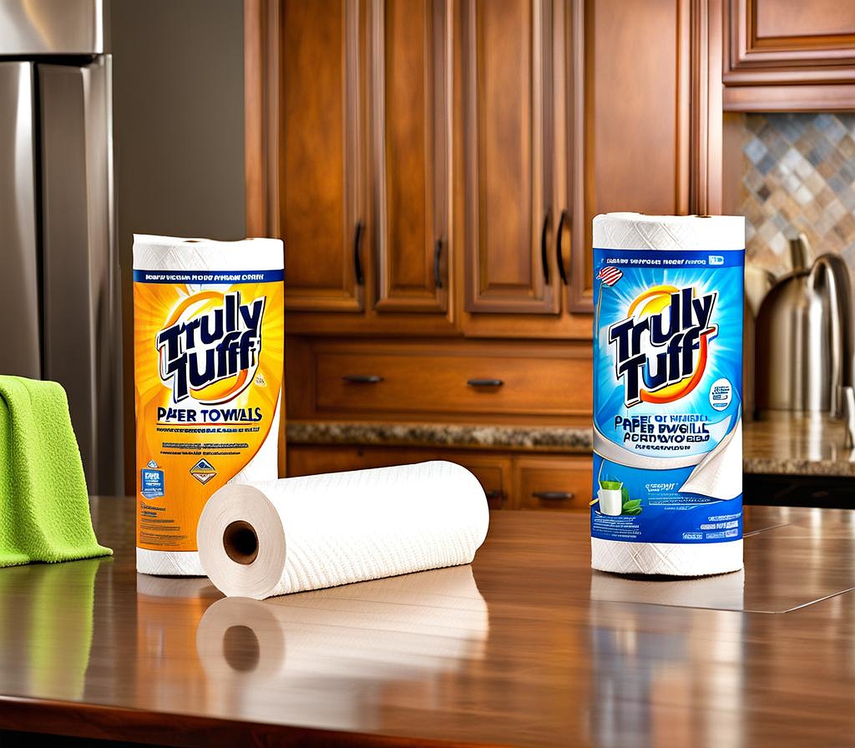 Truly Tuff Paper Towels Make Cleaning Up Spills and Messes a Breeze