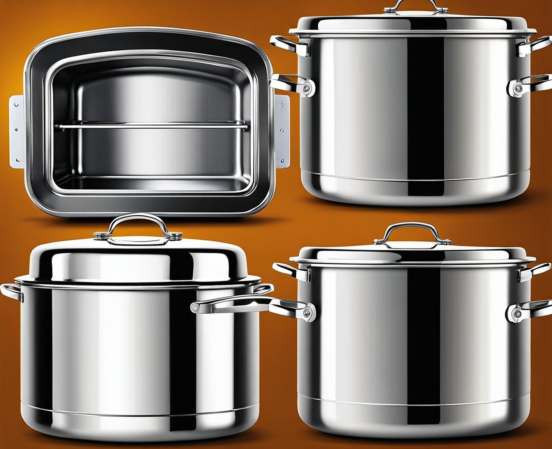 Stainless Steel Cookware Safe for Oven Use